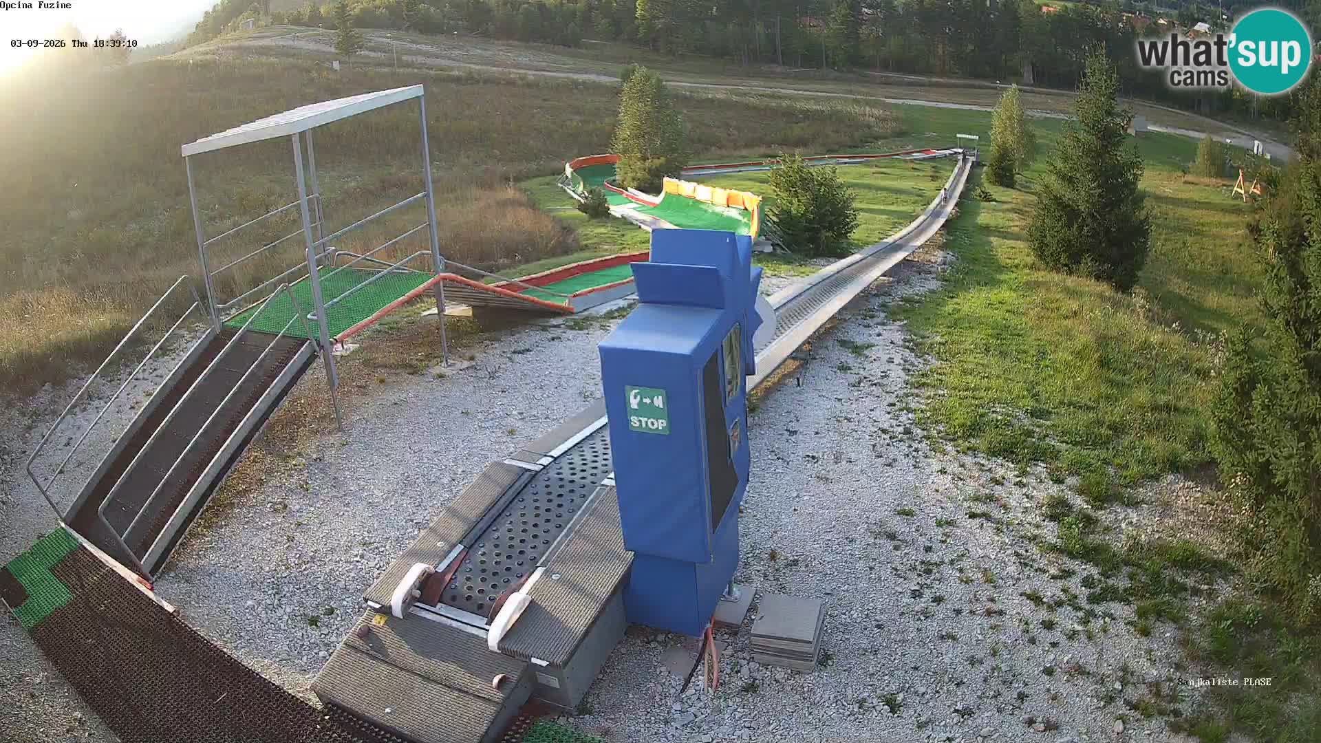 Spletna kamera v živo Sankališče Fužine – Hrvaška