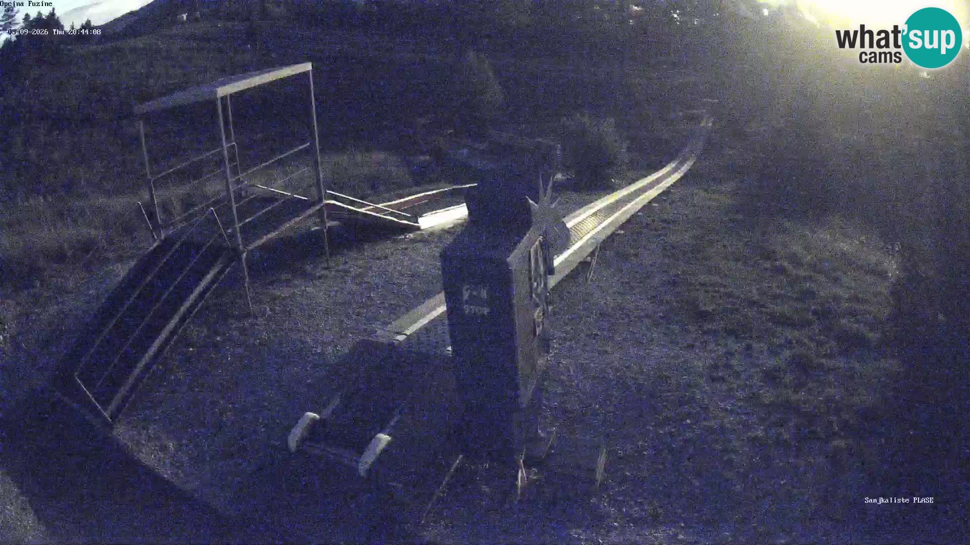 Live webcam Pista da slittino Fužine – Croazia