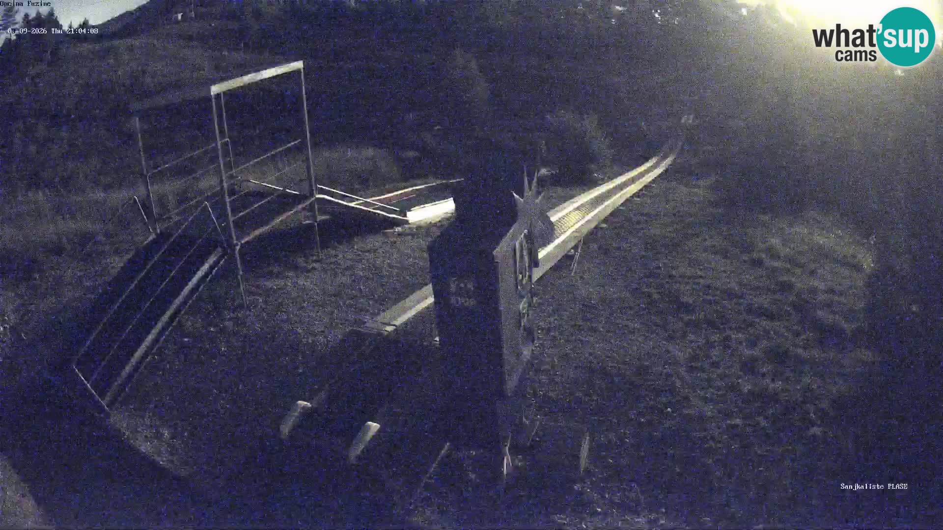 Live webcam Fužine toboggan run – Croatia