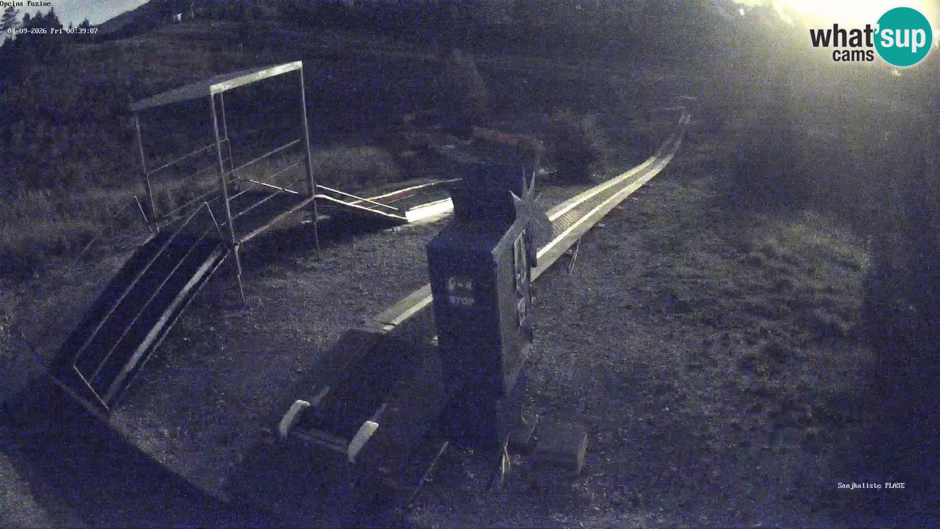 Live webcam Fužine toboggan run – Croatia
