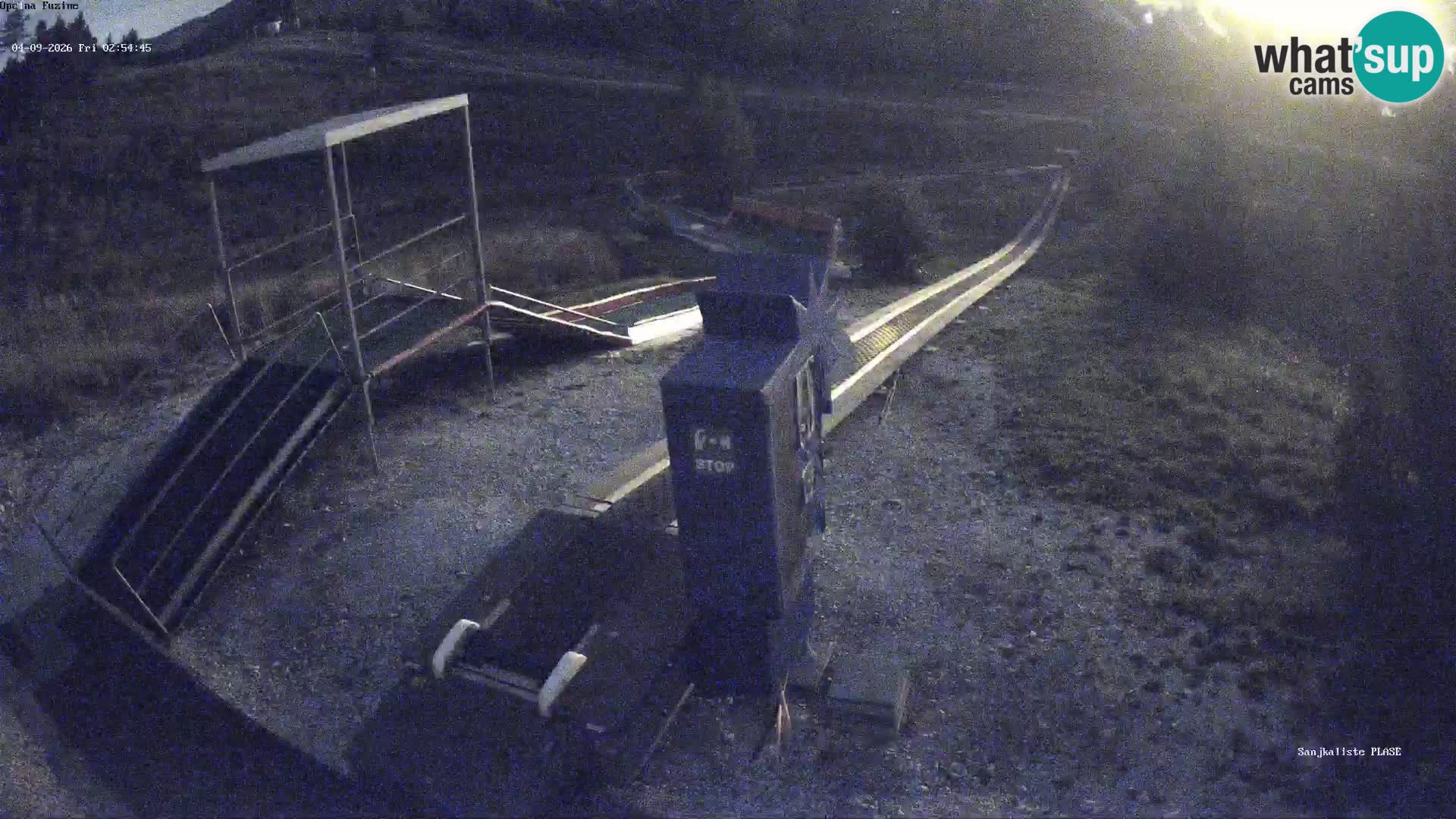 Webcam en direct Piste de luge de Fužine – Croatie