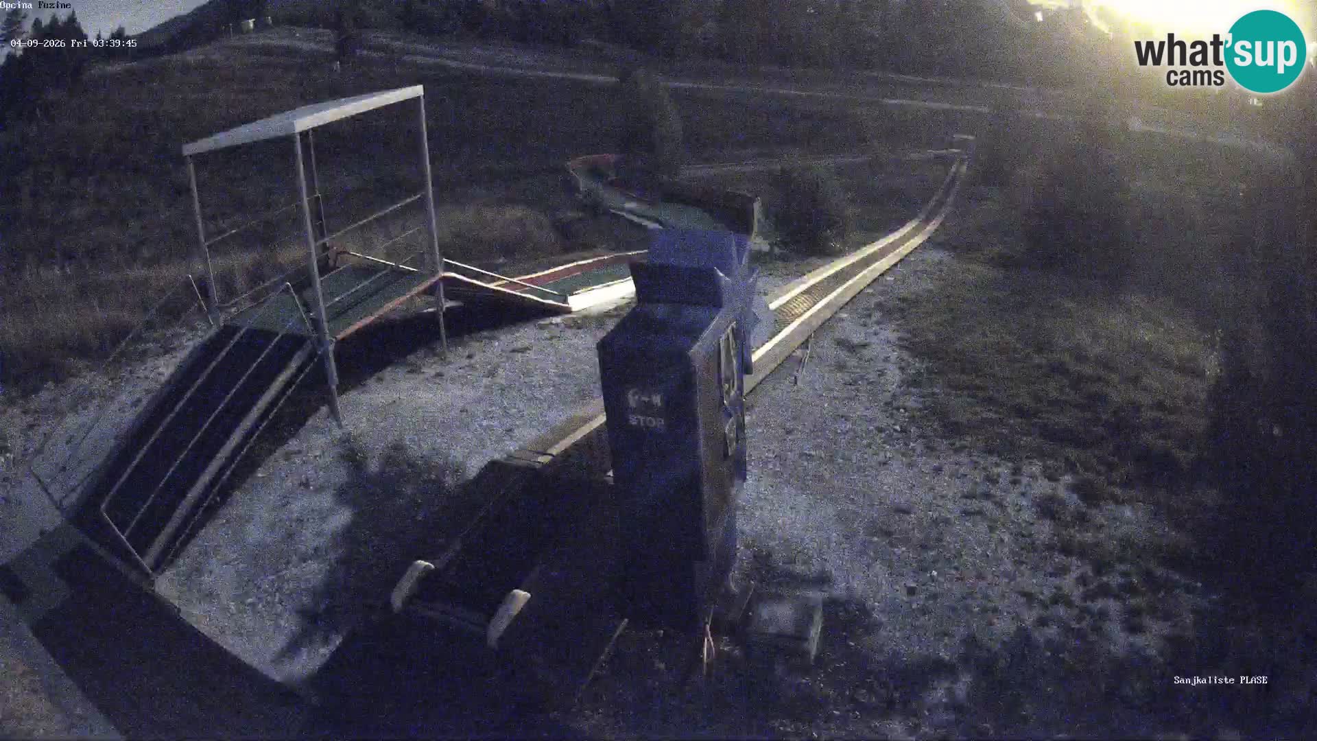Webcam en direct Piste de luge de Fužine – Croatie