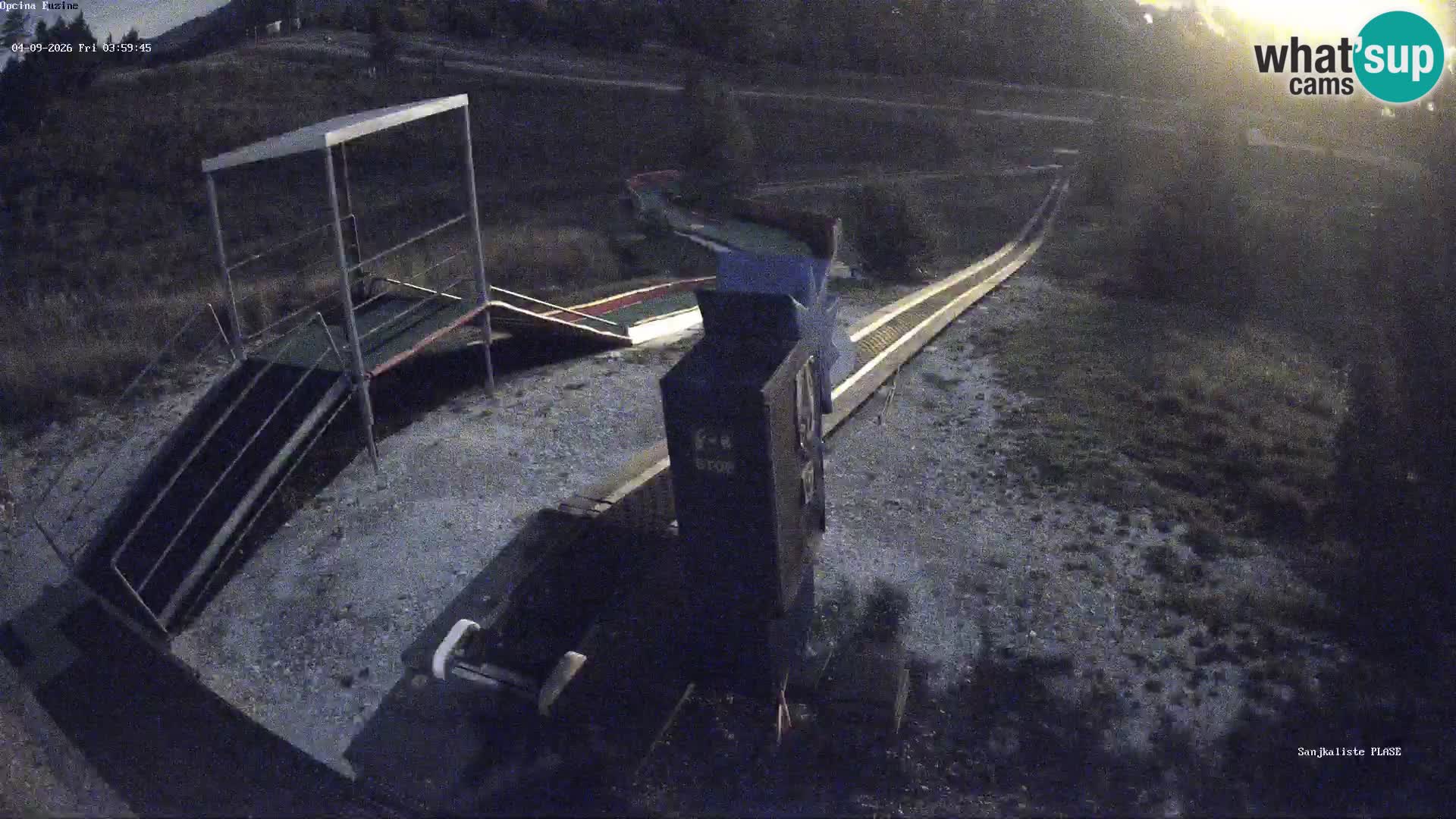 Live webcam Fužine toboggan run – Croatia