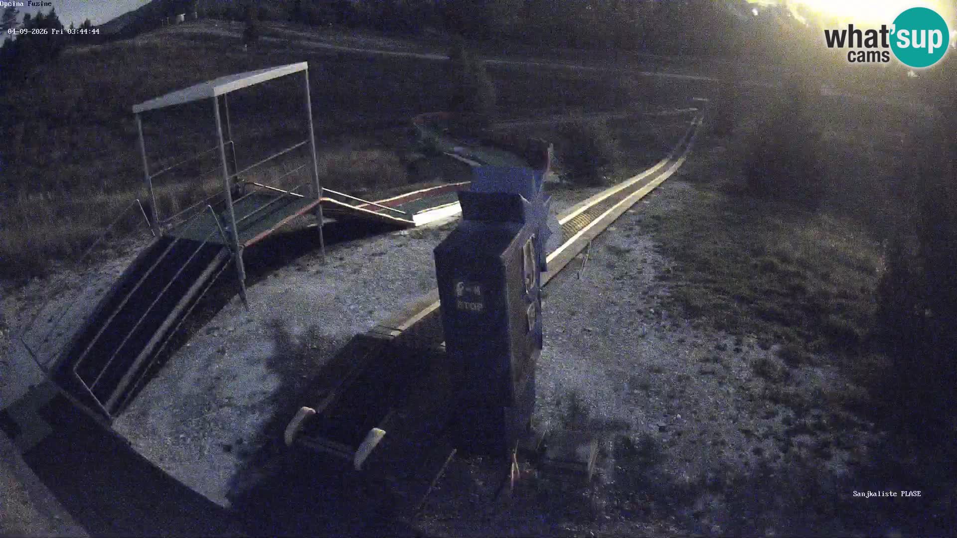 Live webcam Fužine toboggan run – Croatia
