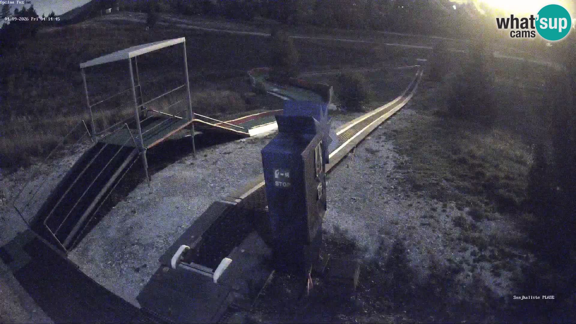 Live webcam Fužine toboggan run – Croatia