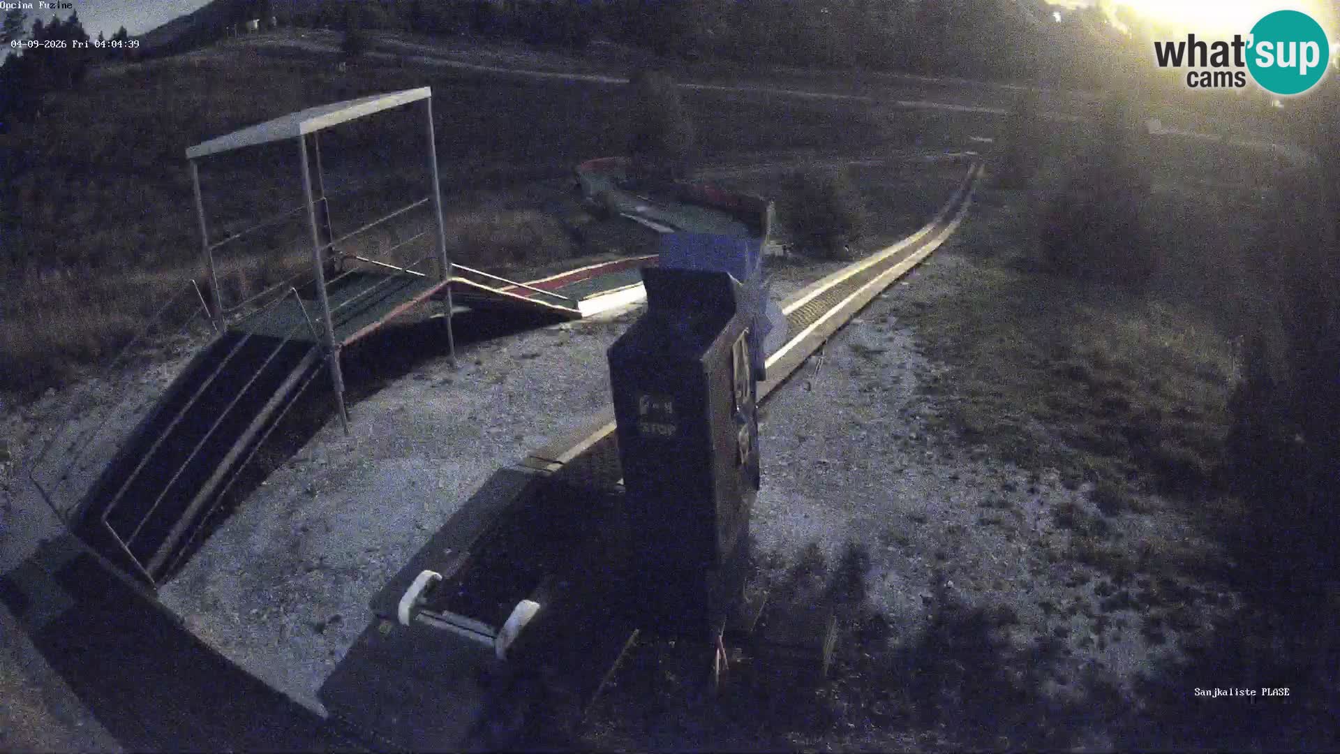 Webcam en direct Piste de luge de Fužine – Croatie