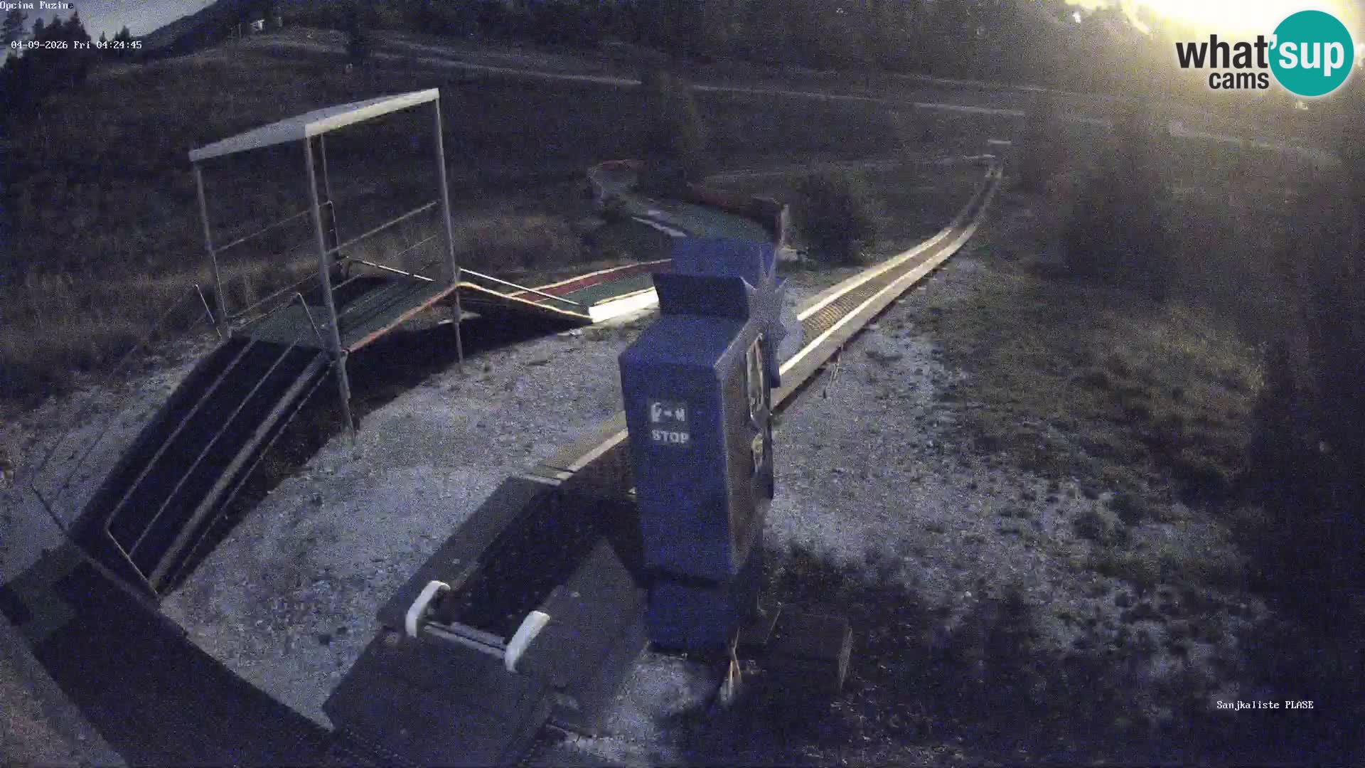 Live webcam Pista da slittino Fužine – Croazia