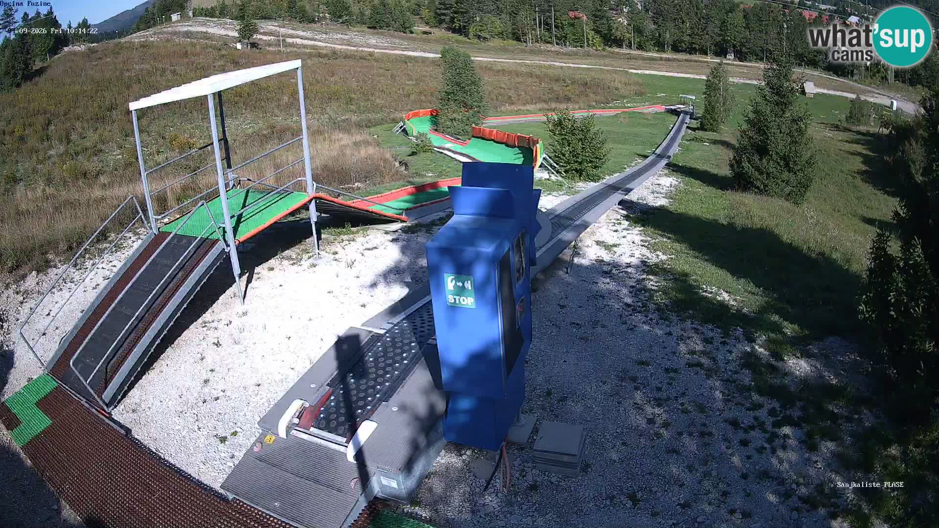 Webcam en vivo Pista de trineo Fužine – Croacia