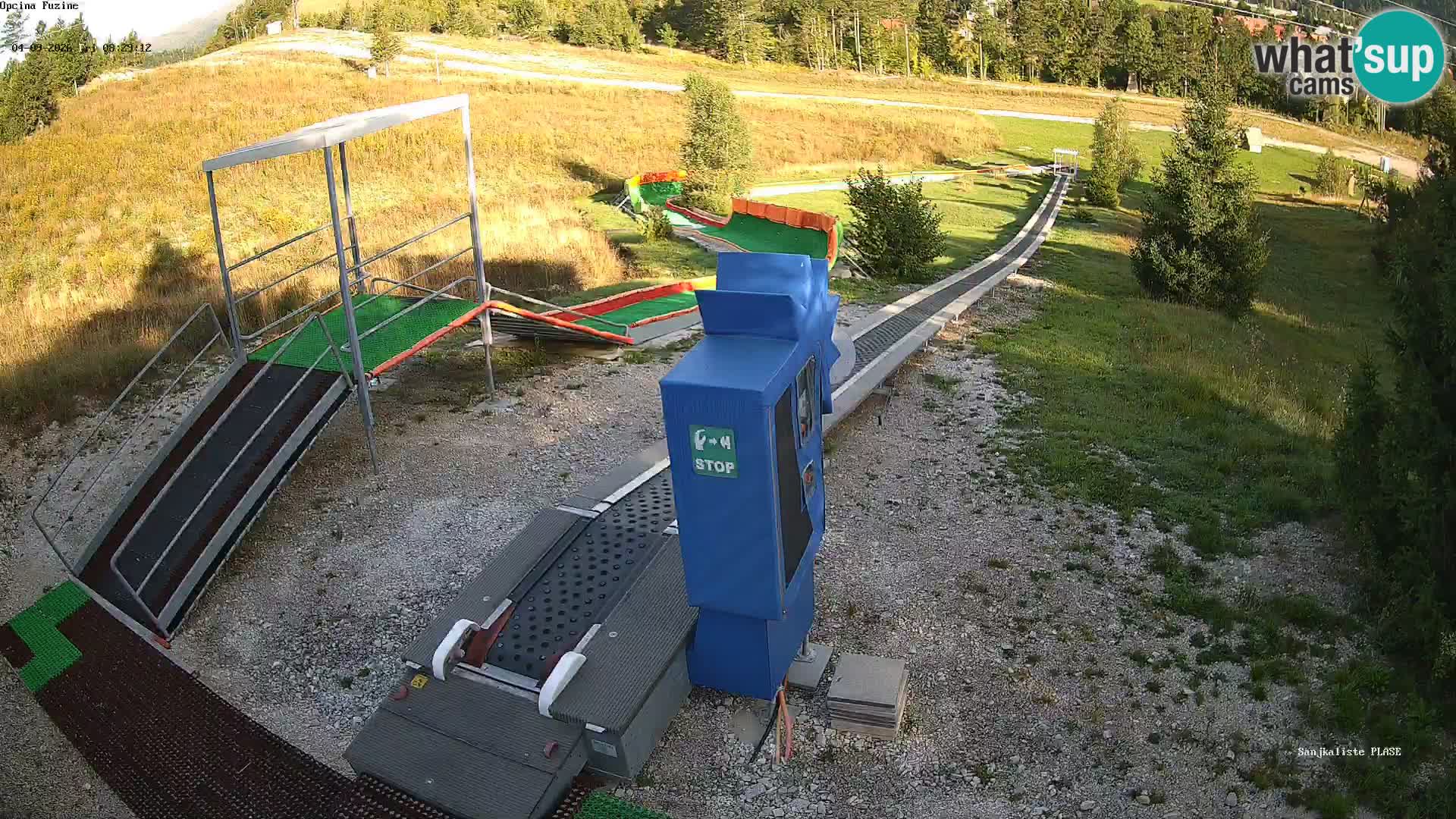 Webcam en direct Piste de luge de Fužine – Croatie