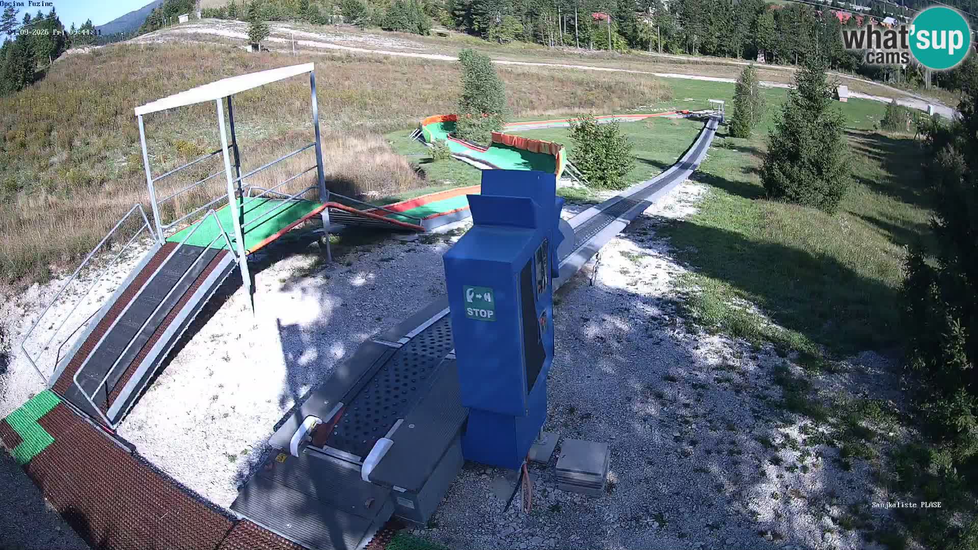 Spletna kamera v živo Sankališče Fužine – Hrvaška