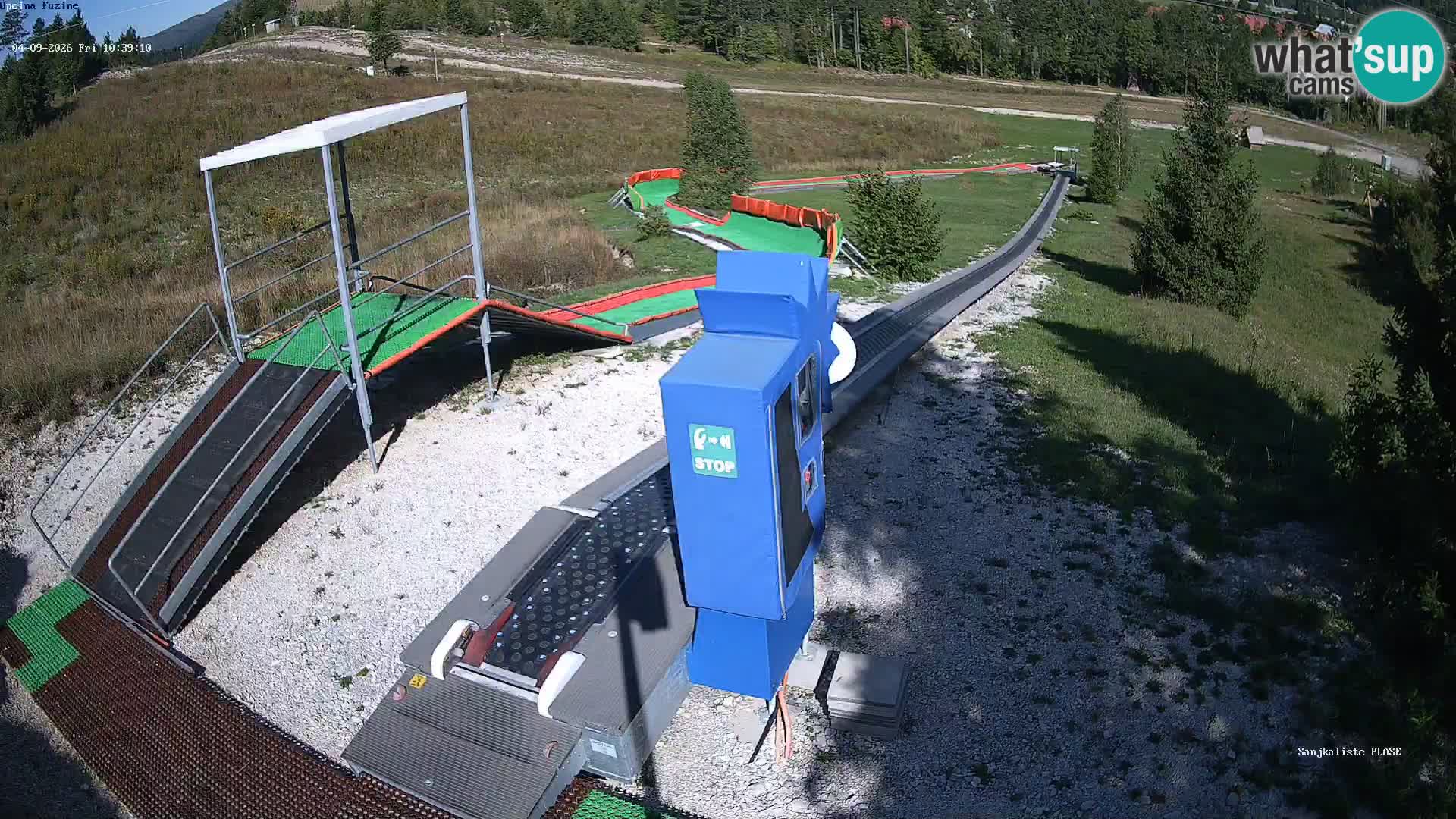 Live webcam Fužine toboggan run – Croatia