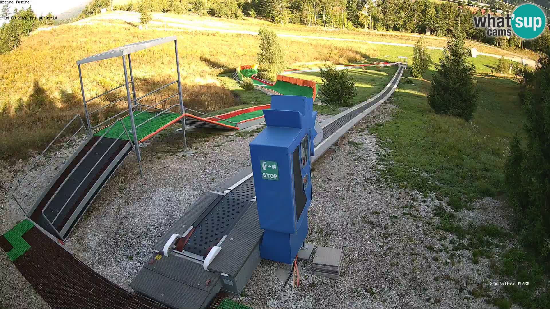Spletna kamera v živo Sankališče Fužine – Hrvaška
