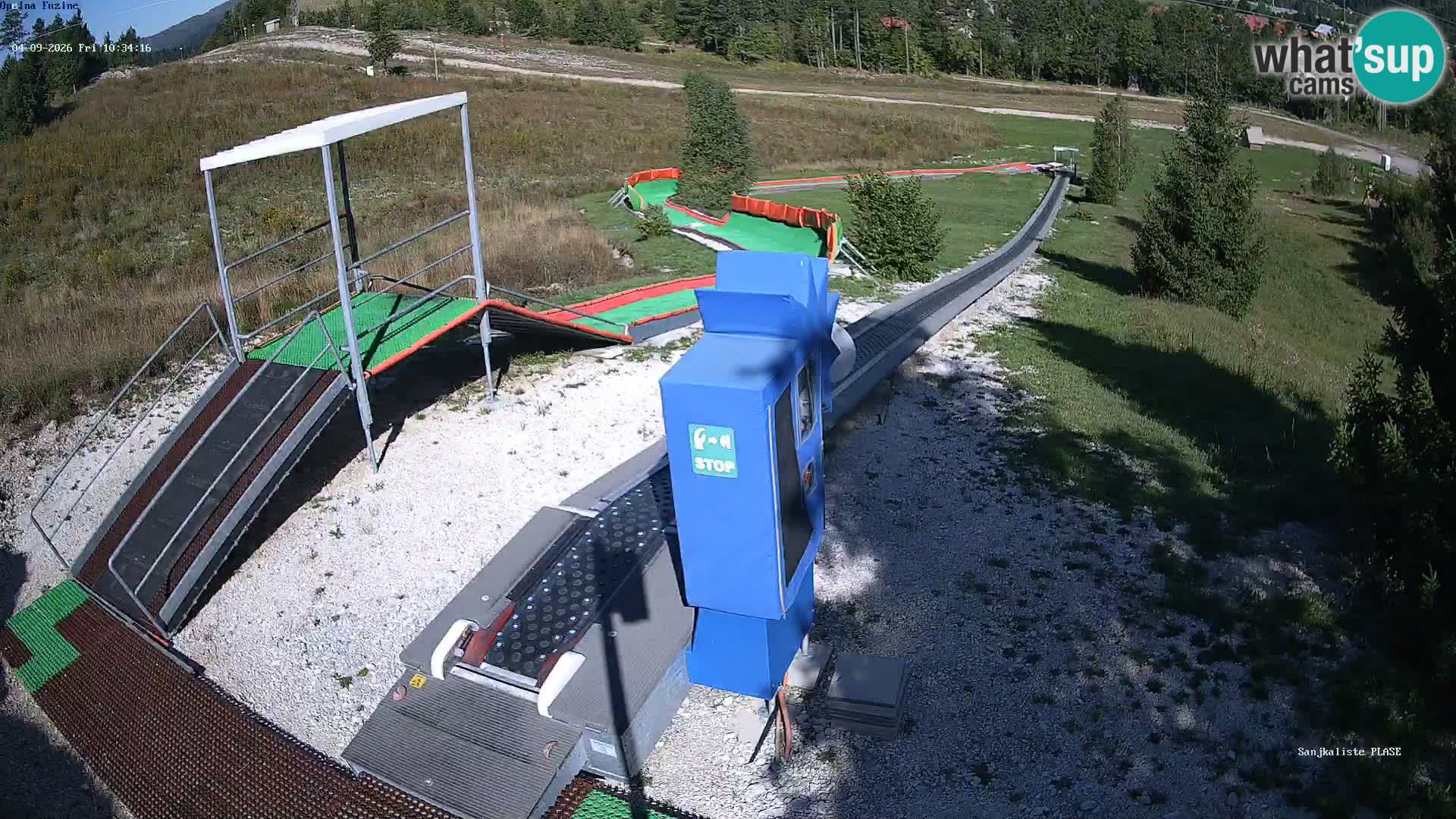 Spletna kamera v živo Sankališče Fužine – Hrvaška