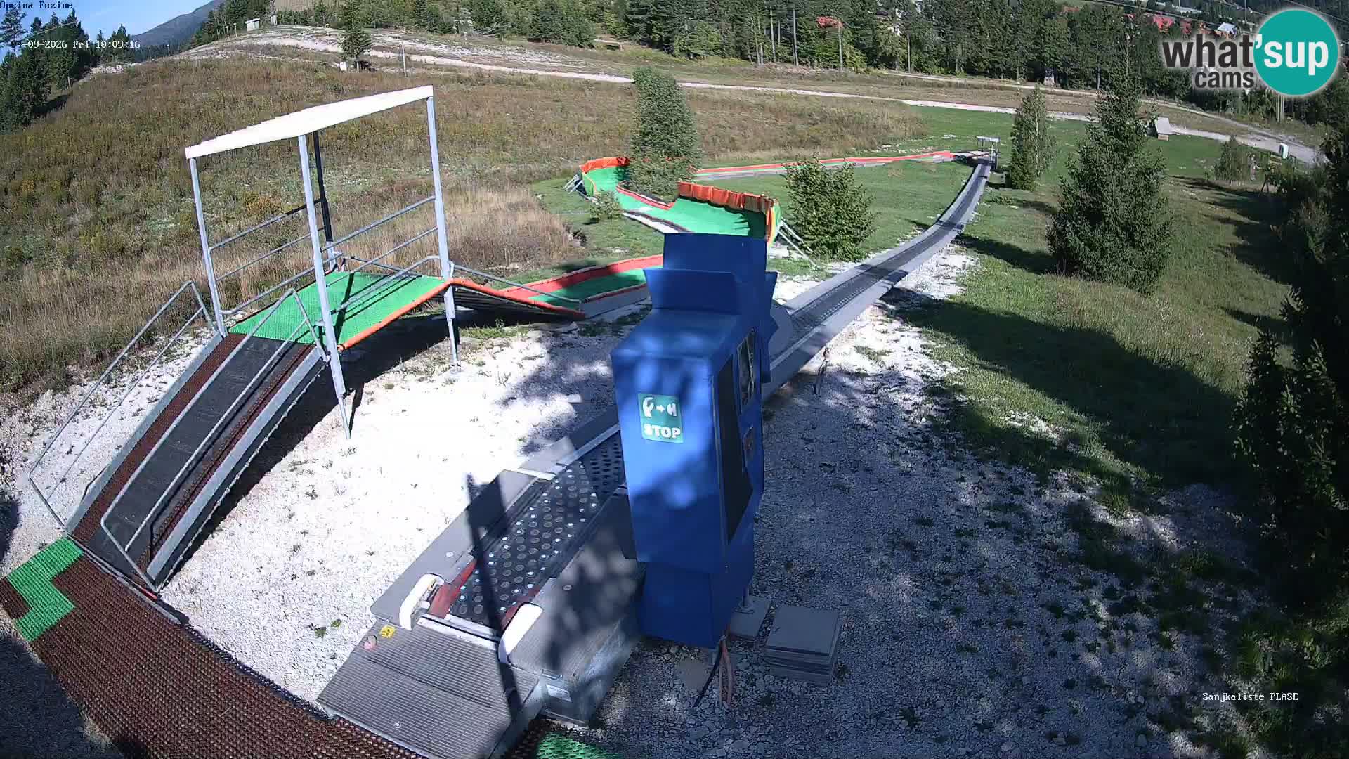 Spletna kamera v živo Sankališče Fužine – Hrvaška