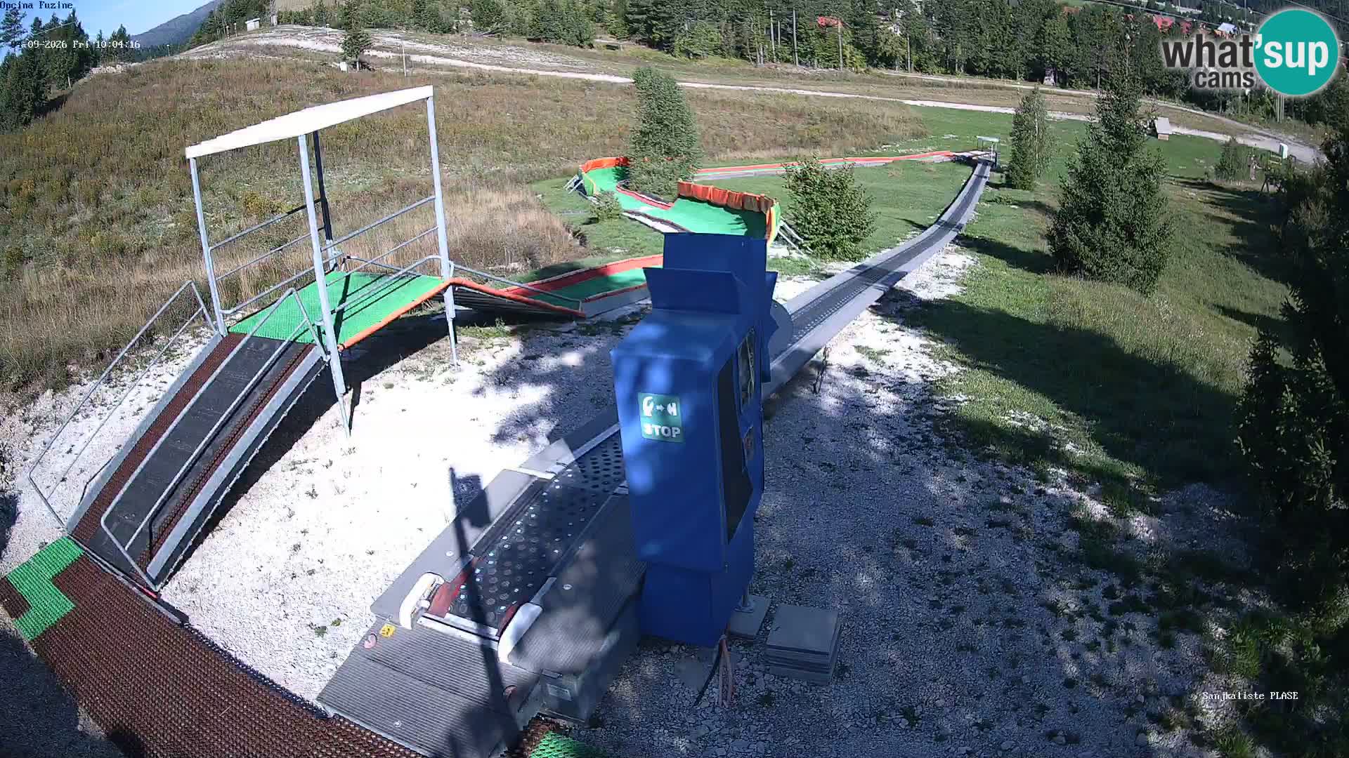 Webcam en vivo Pista de trineo Fužine – Croacia