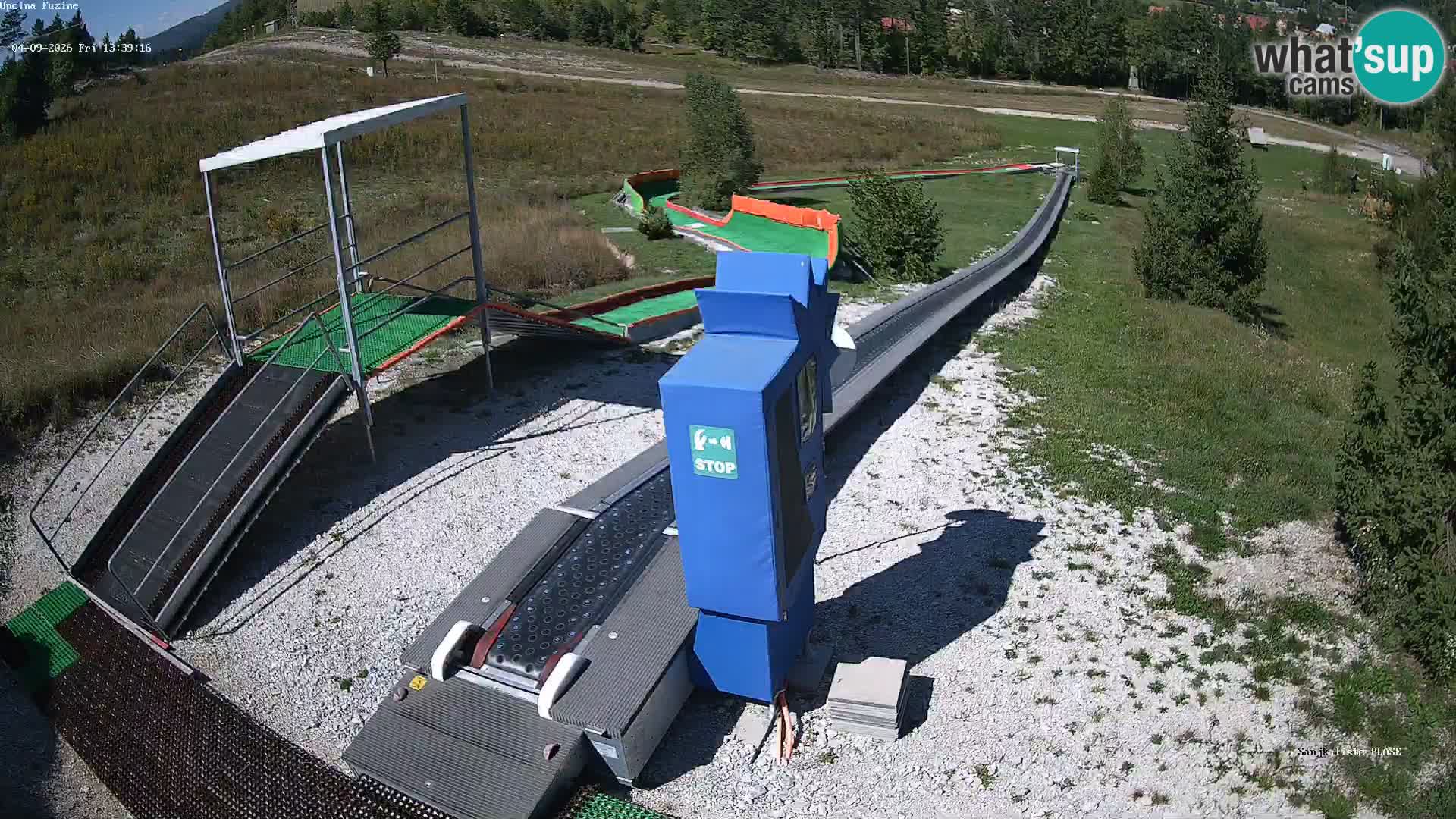 Webcam en direct Piste de luge de Fužine – Croatie