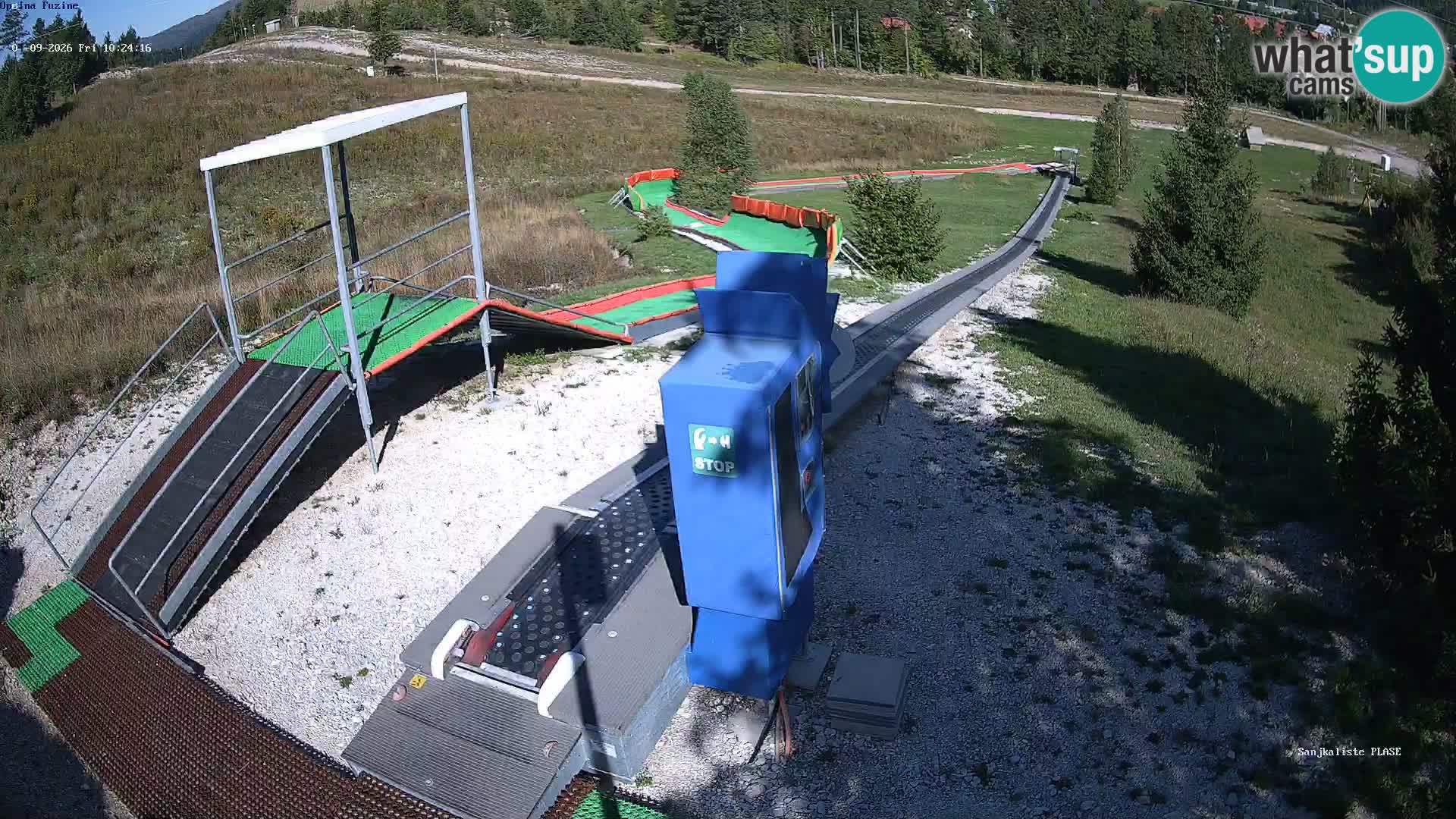 Webcam en vivo Pista de trineo Fužine – Croacia
