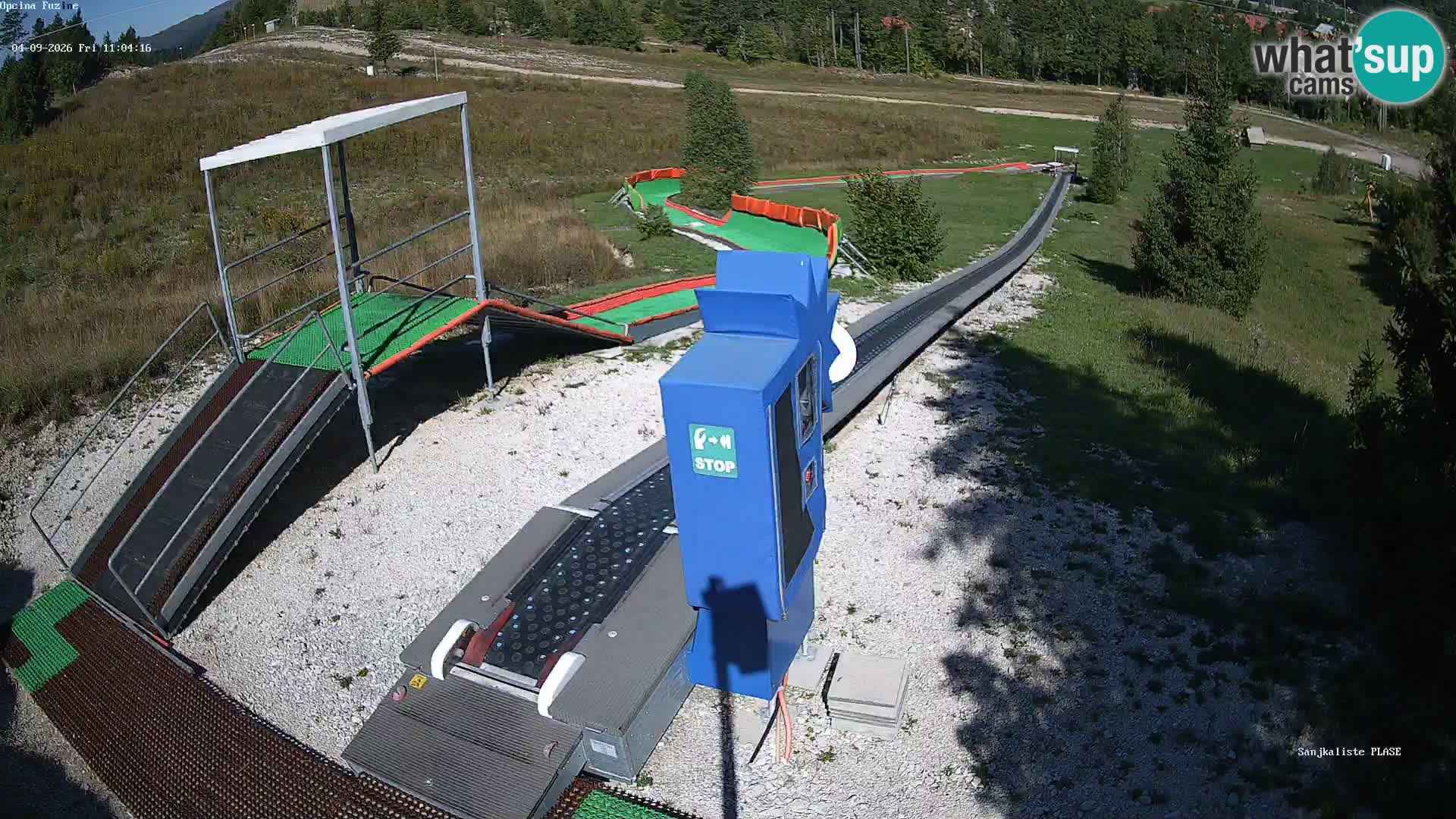 Webcam en vivo Pista de trineo Fužine – Croacia