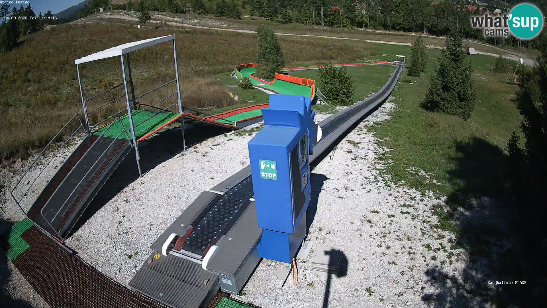Webcam en direct Piste de luge de Fužine – Croatie