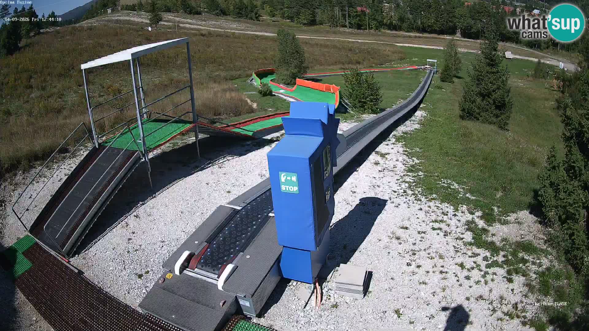 Webcam en direct Piste de luge de Fužine – Croatie