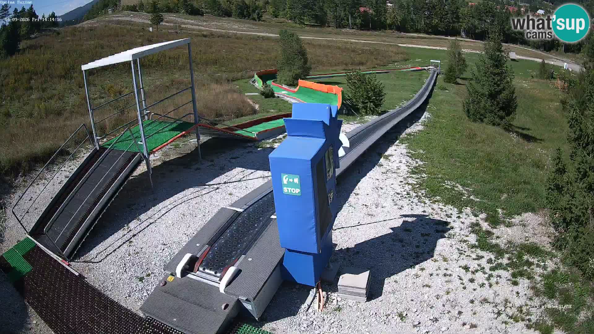 Webcam en direct Piste de luge de Fužine – Croatie
