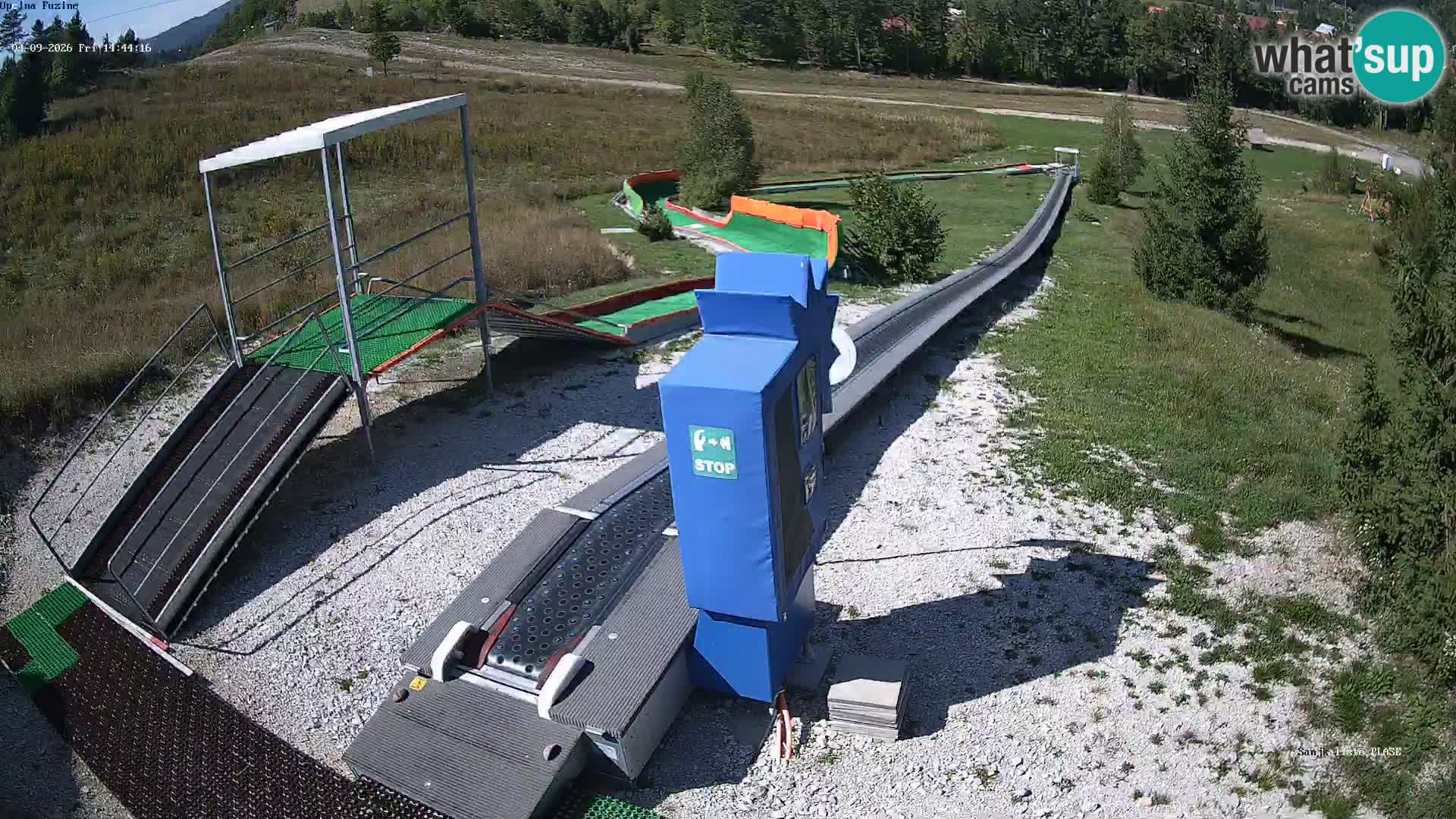 Webcam en direct Piste de luge de Fužine – Croatie