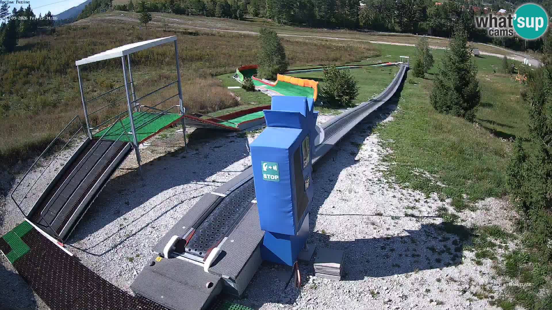 Webcam en direct Piste de luge de Fužine – Croatie