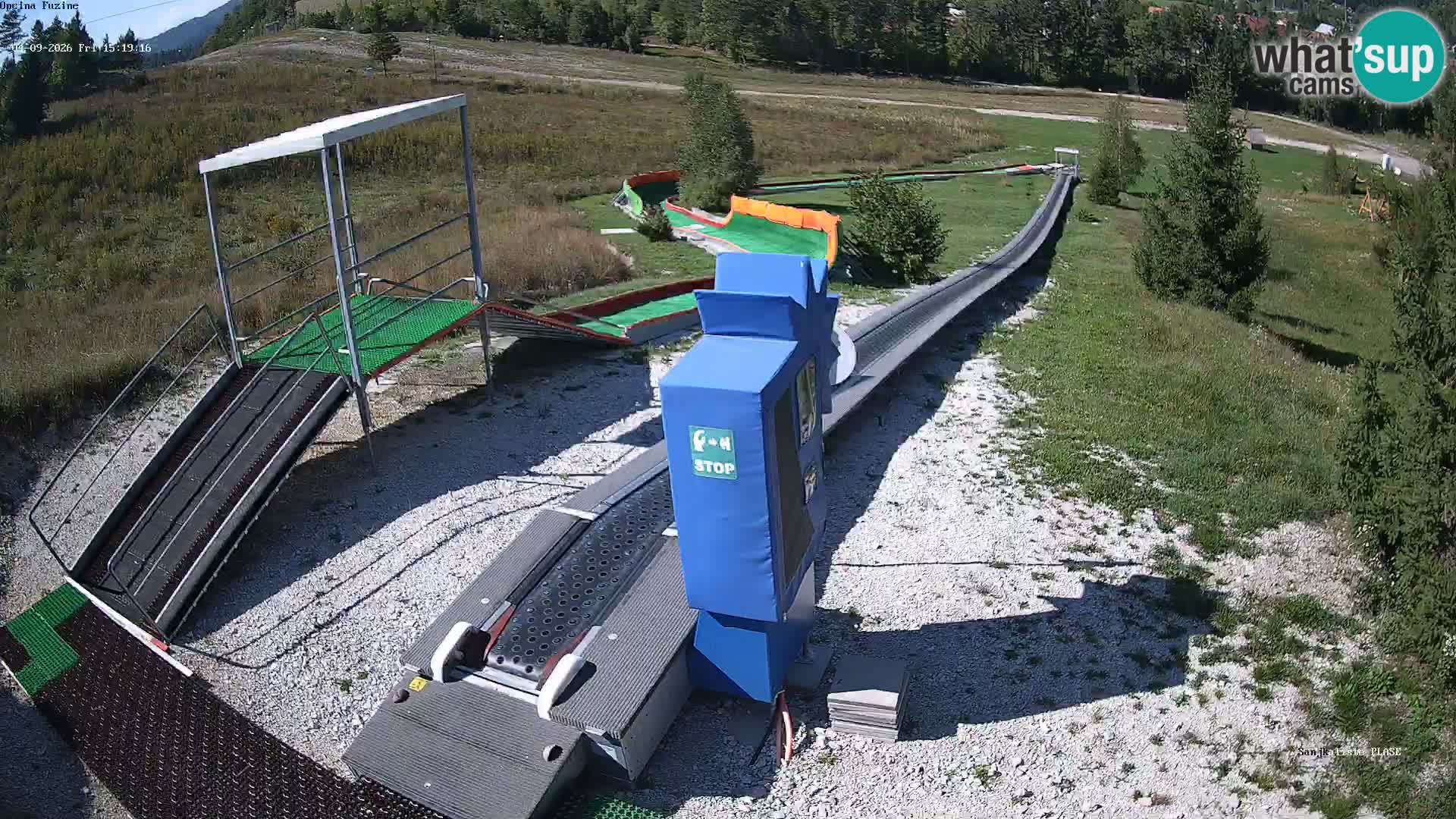 Webcam en direct Piste de luge de Fužine – Croatie