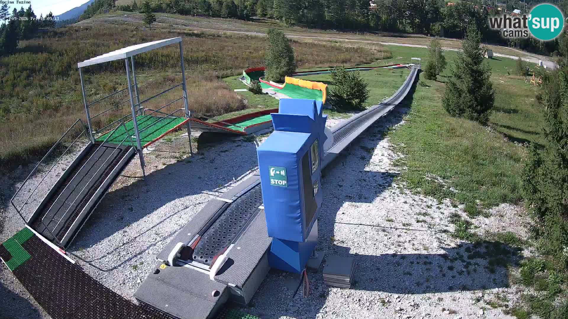Webcam en direct Piste de luge de Fužine – Croatie
