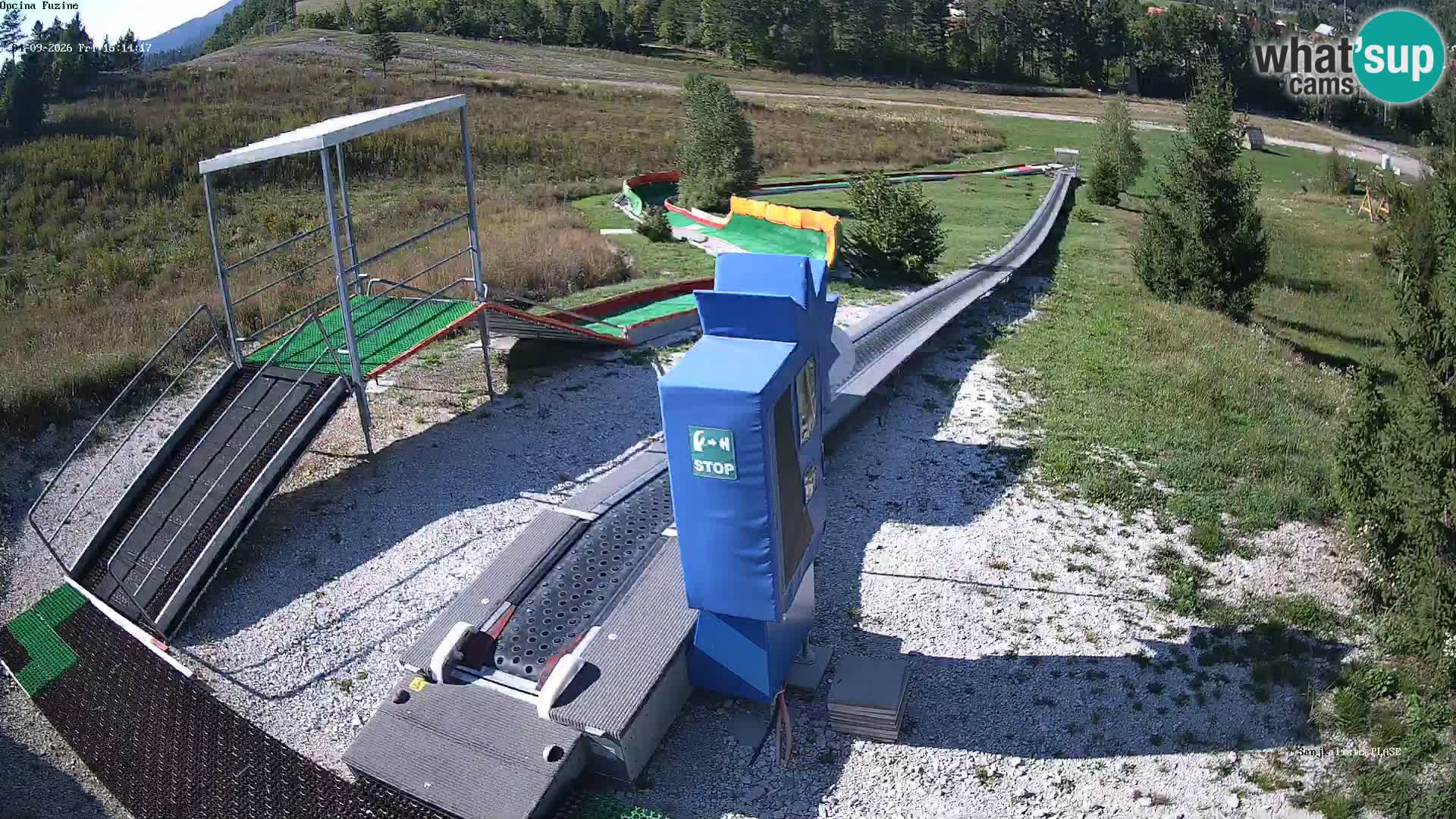 Webcam en direct Piste de luge de Fužine – Croatie