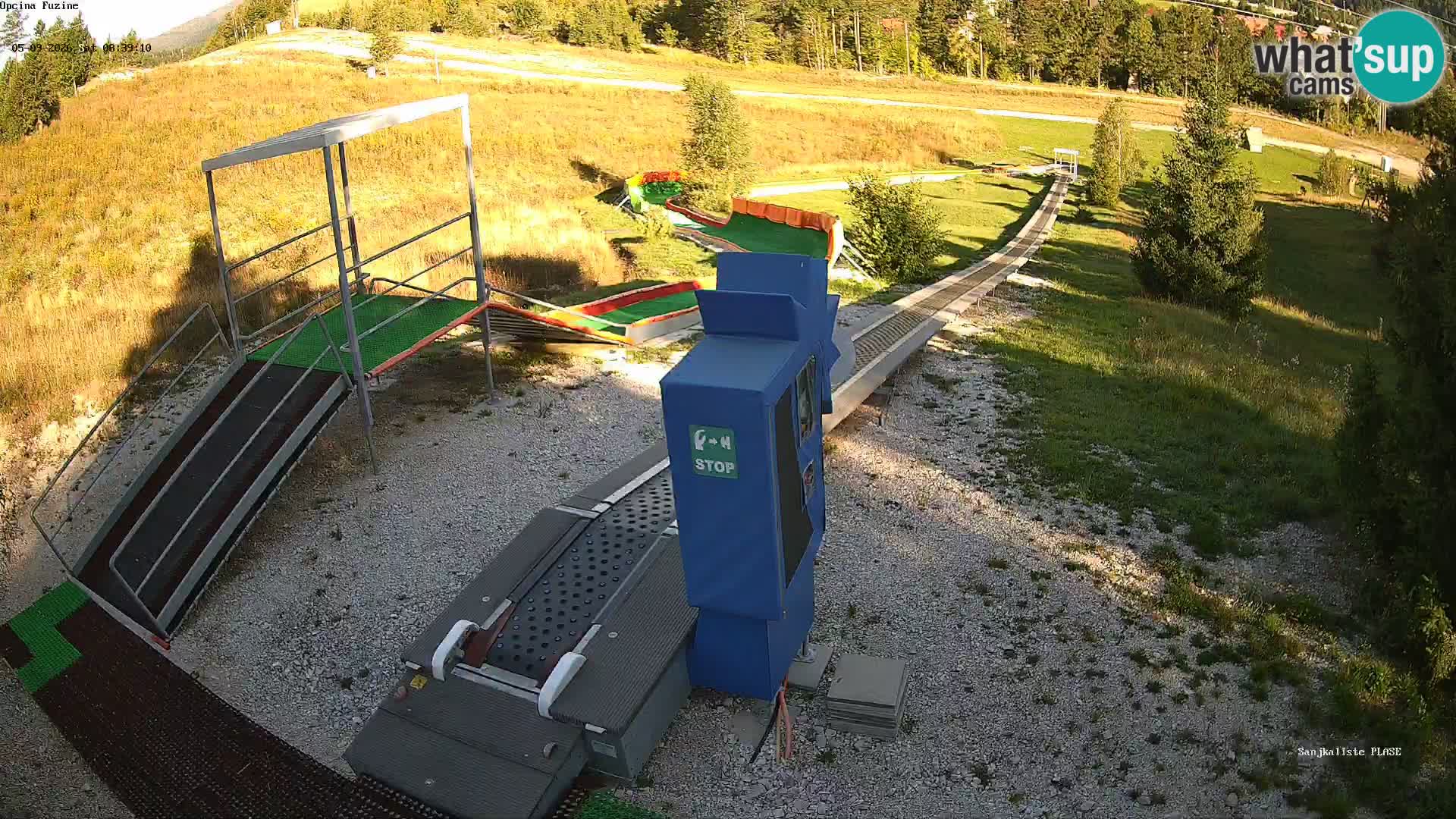 Live webcam Fužine toboggan run – Croatia