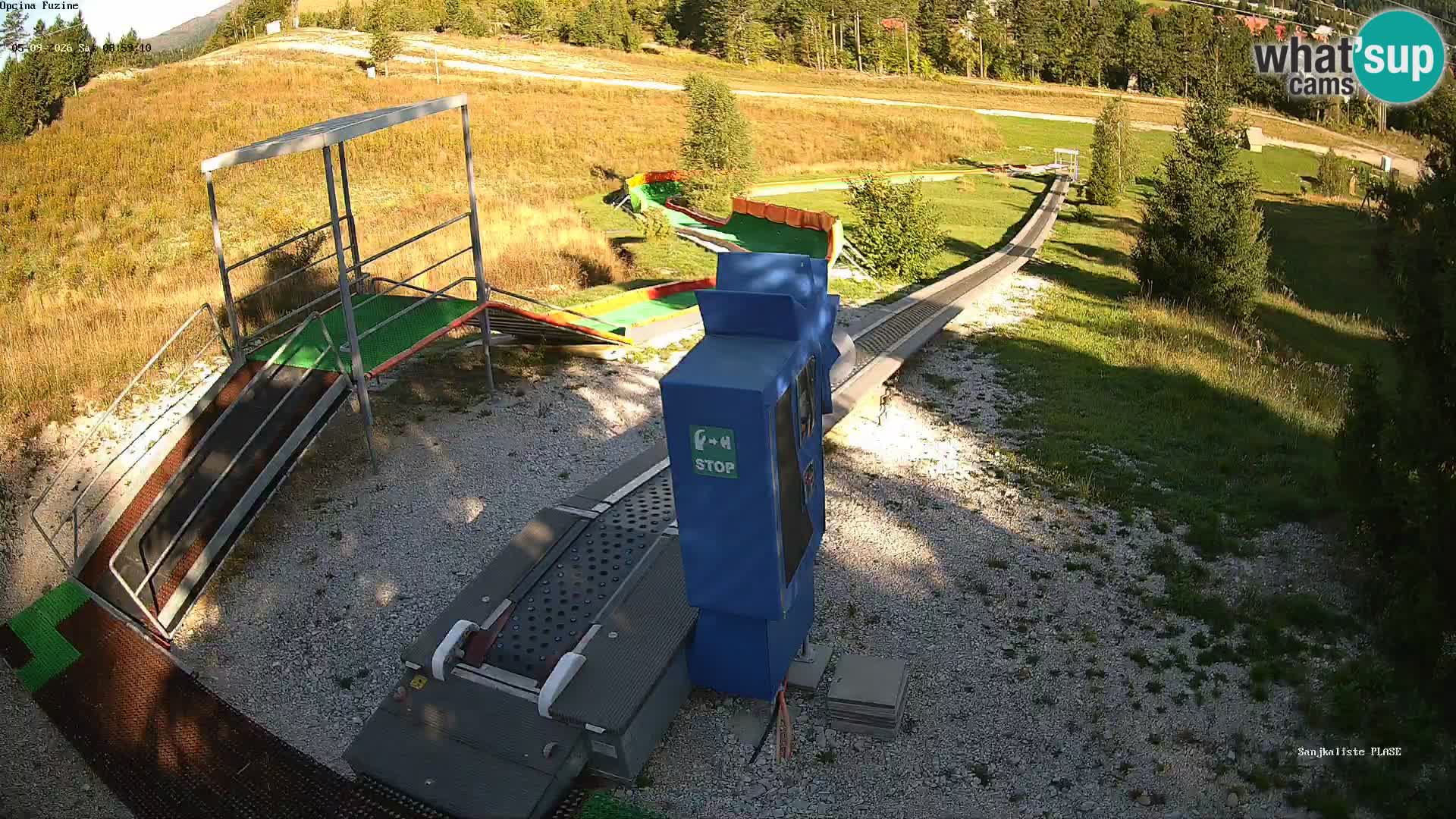 Spletna kamera v živo Sankališče Fužine – Hrvaška