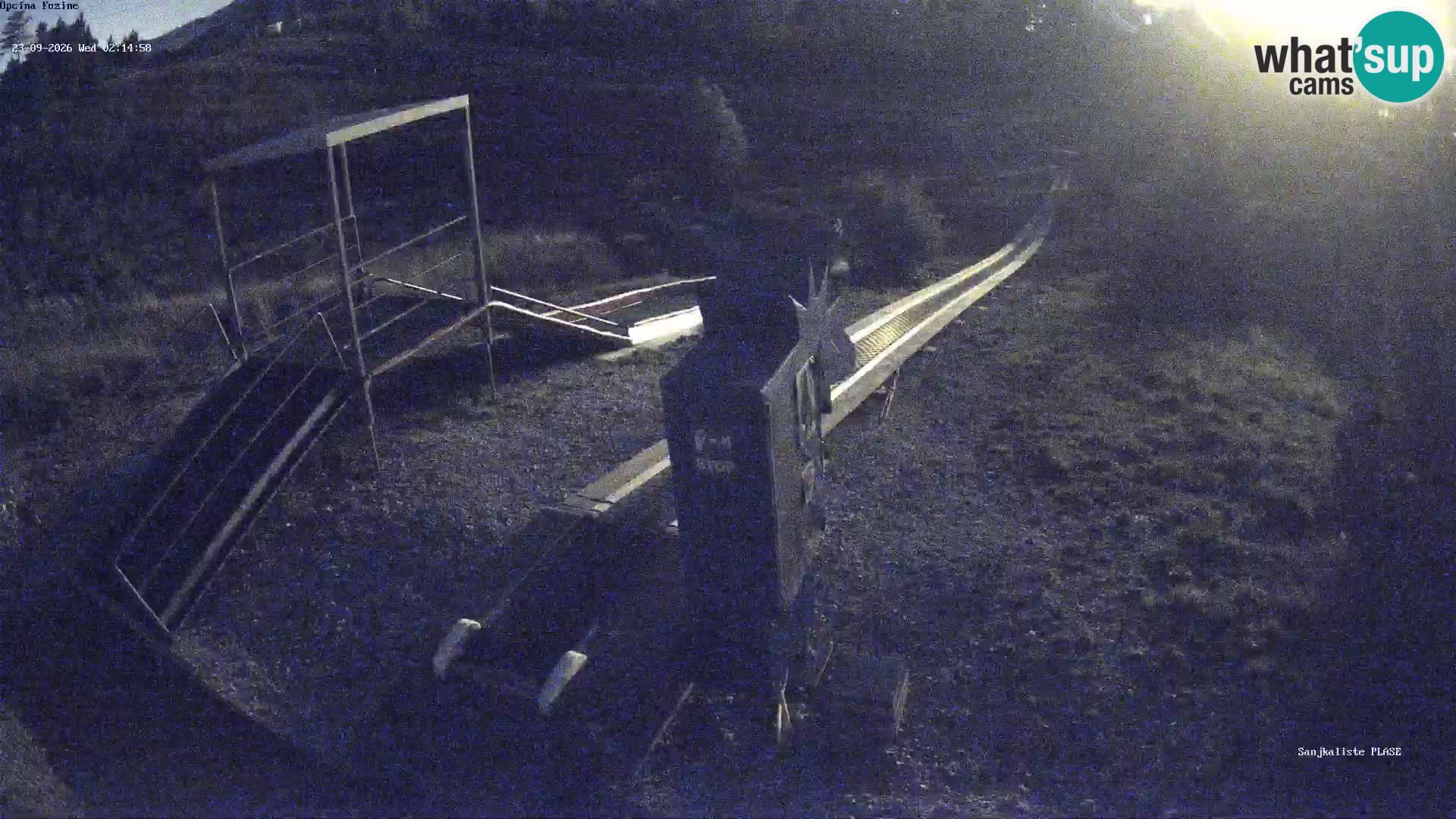 Live webcam Pista da slittino Fužine – Croazia