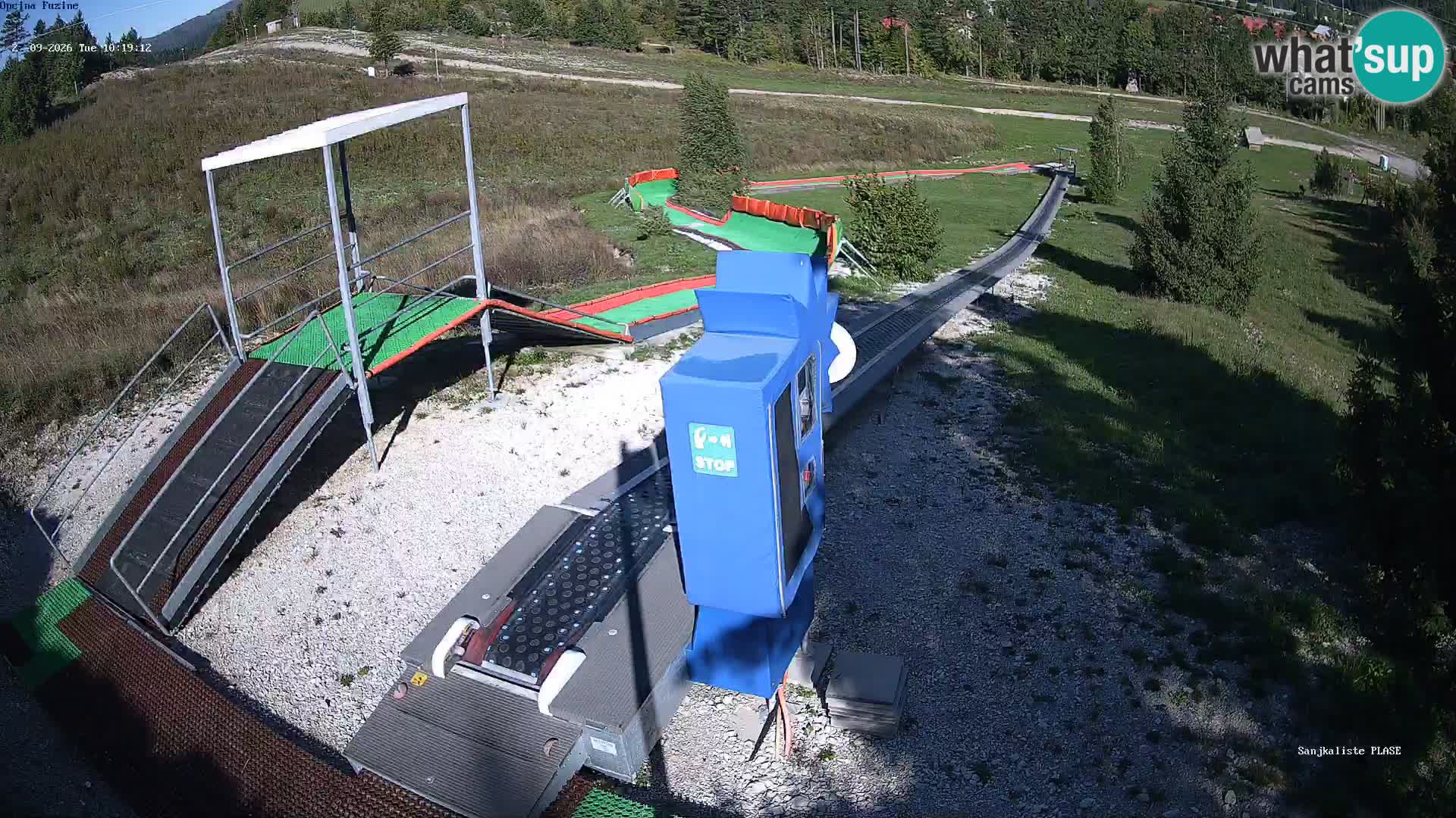 Spletna kamera v živo Sankališče Fužine – Hrvaška