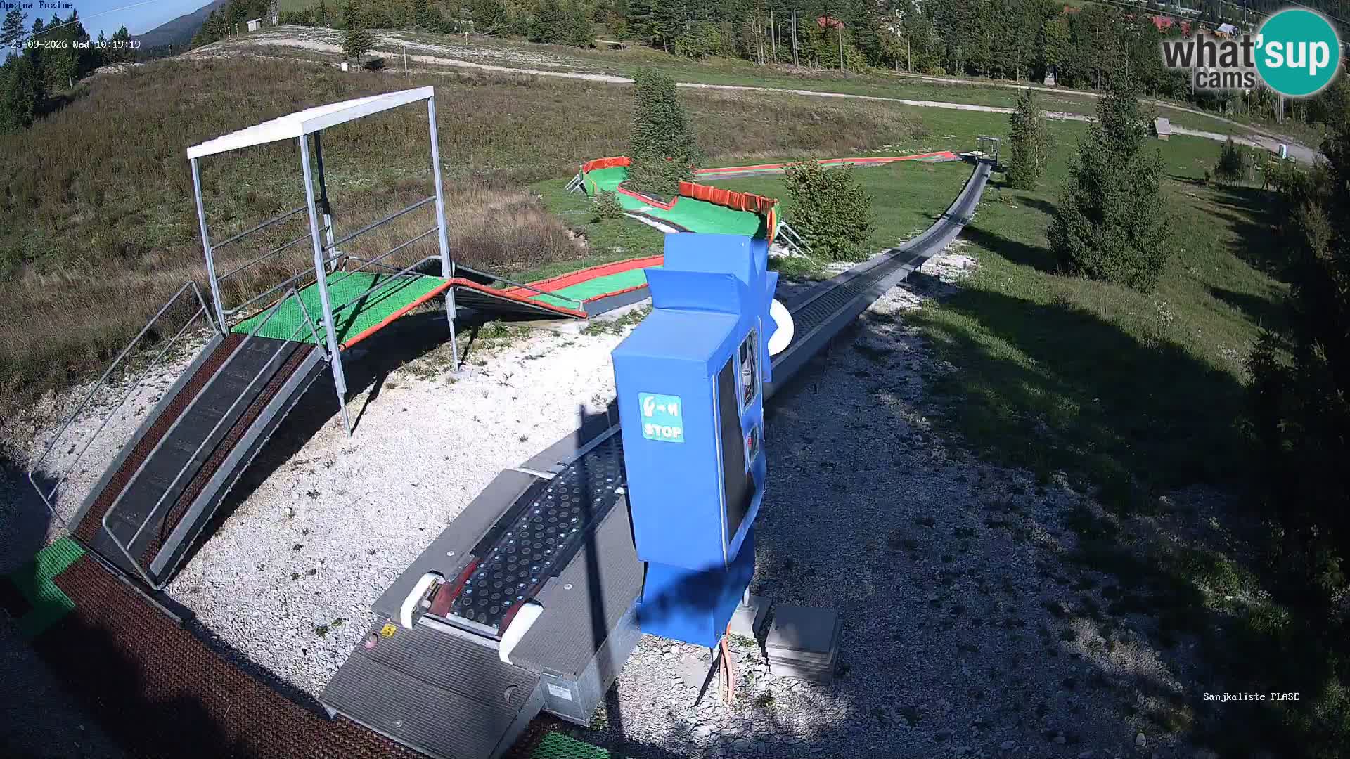 Webcam en direct Piste de luge de Fužine – Croatie