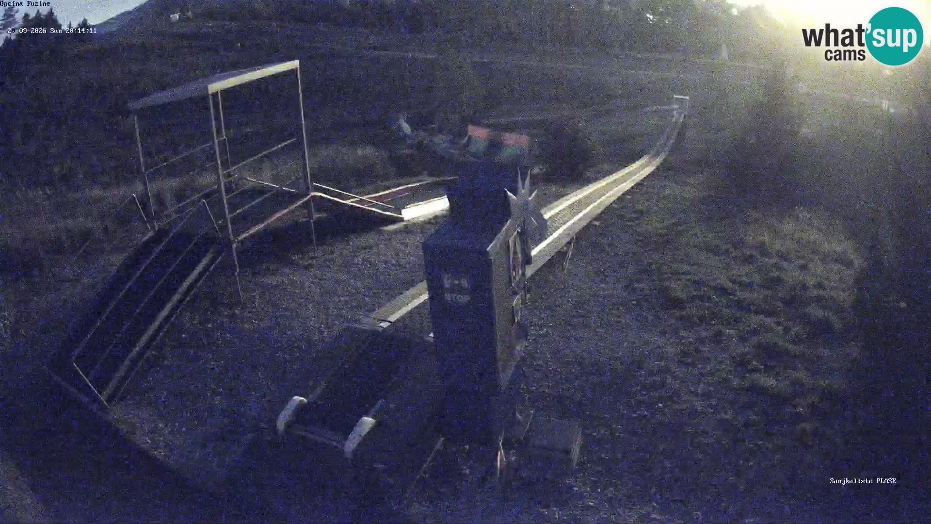 Live webcam Fužine toboggan run – Croatia