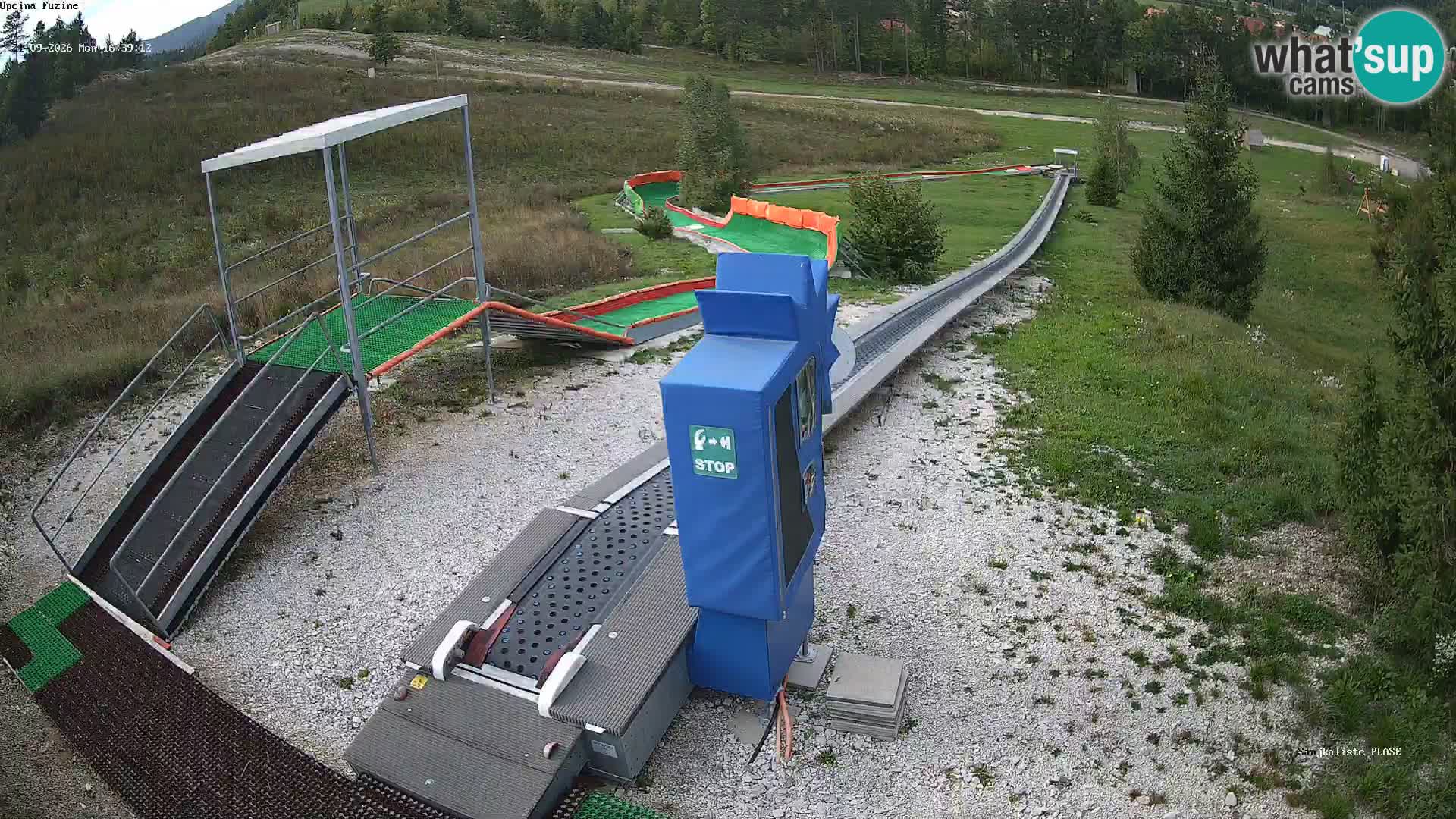 Webcam en direct Piste de luge de Fužine – Croatie