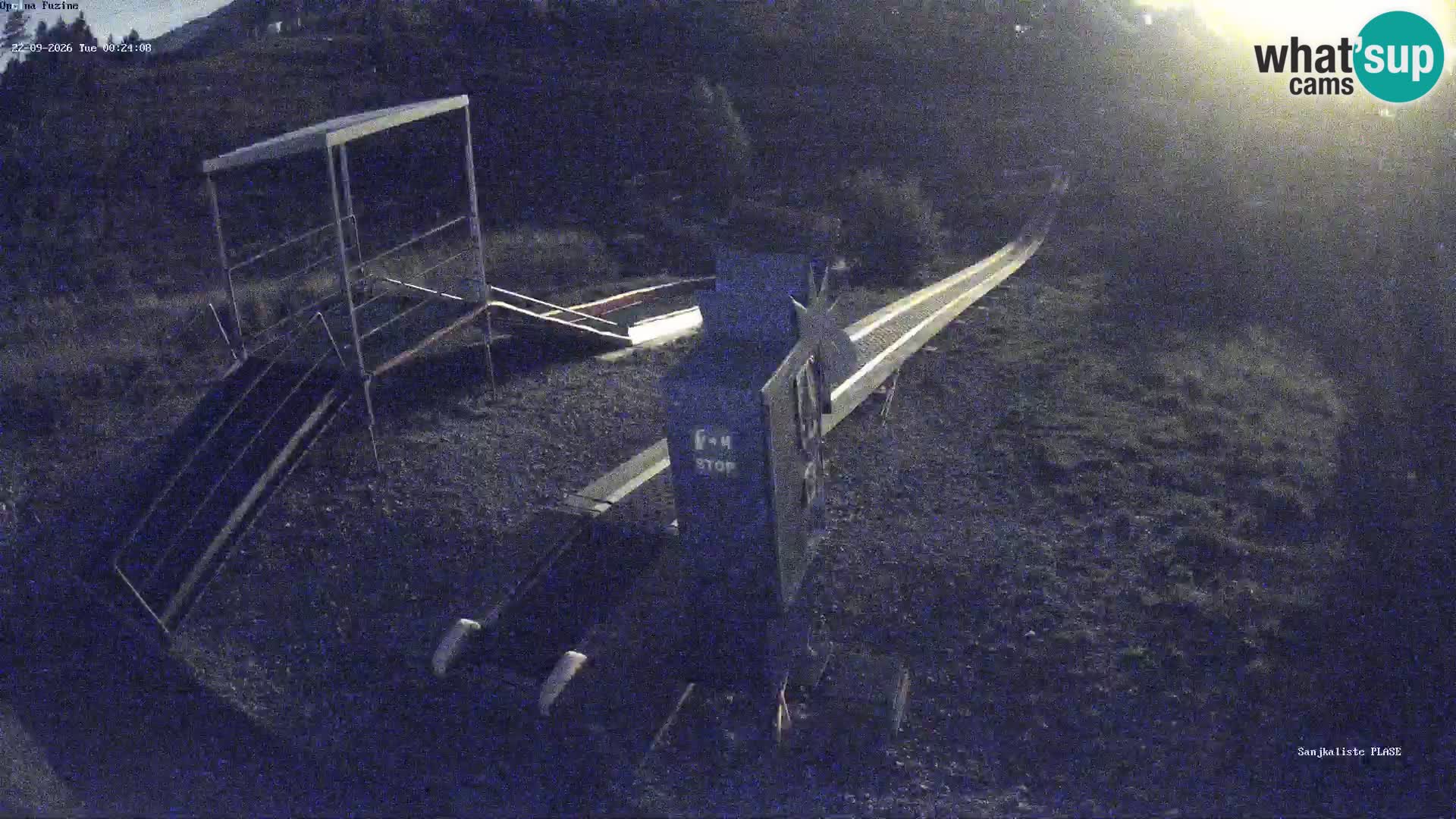 Webcam en direct Piste de luge de Fužine – Croatie