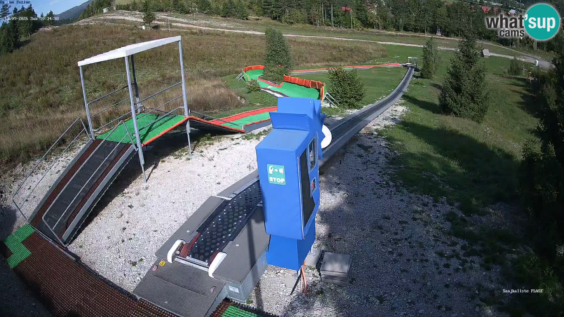 Webcam en vivo Pista de trineo Fužine – Croacia