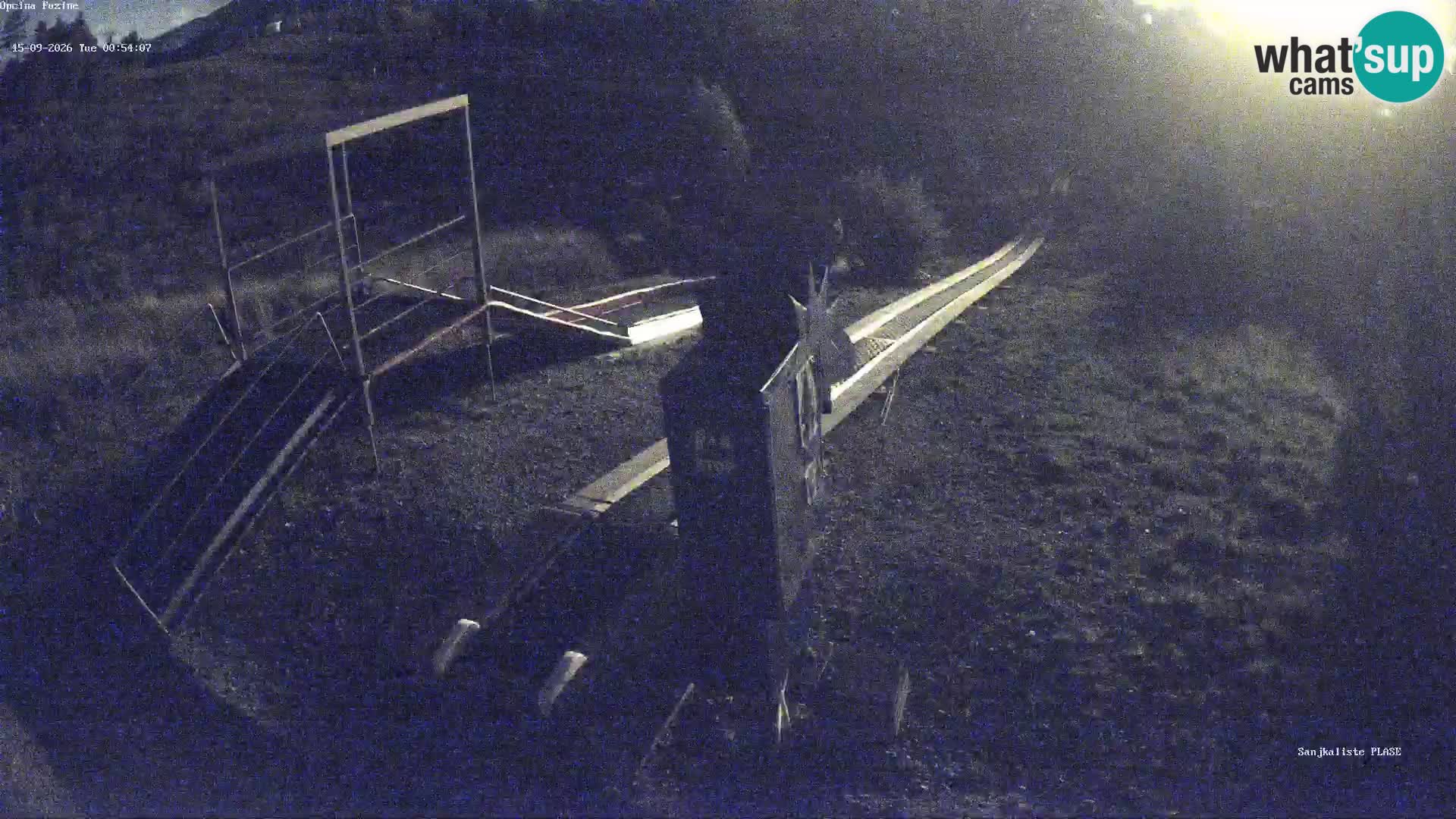Live webcam Fužine toboggan run – Croatia