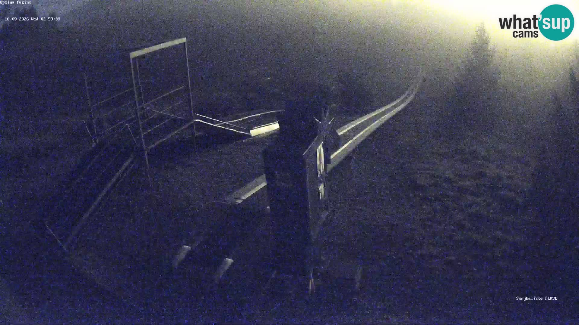 Live webcam Fužine toboggan run – Croatia