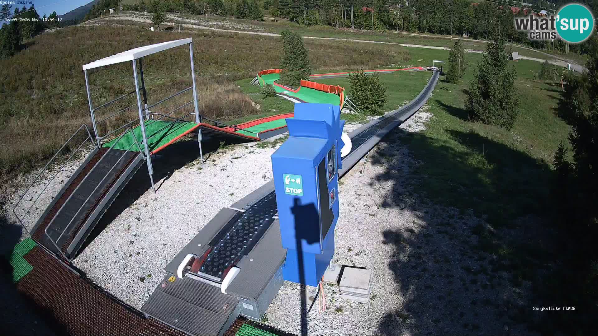 Webcam en direct Piste de luge de Fužine – Croatie