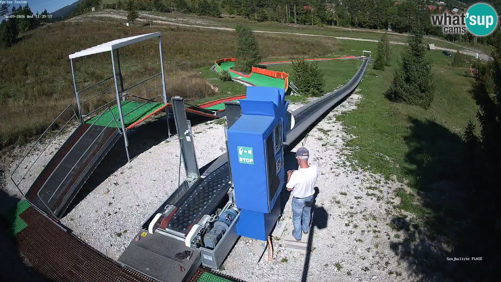 Live webcam Pista da slittino Fužine – Croazia