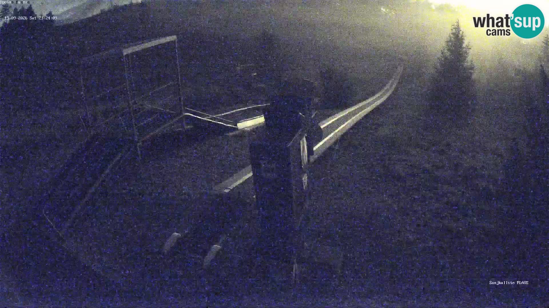 Live webcam Fužine toboggan run – Croatia