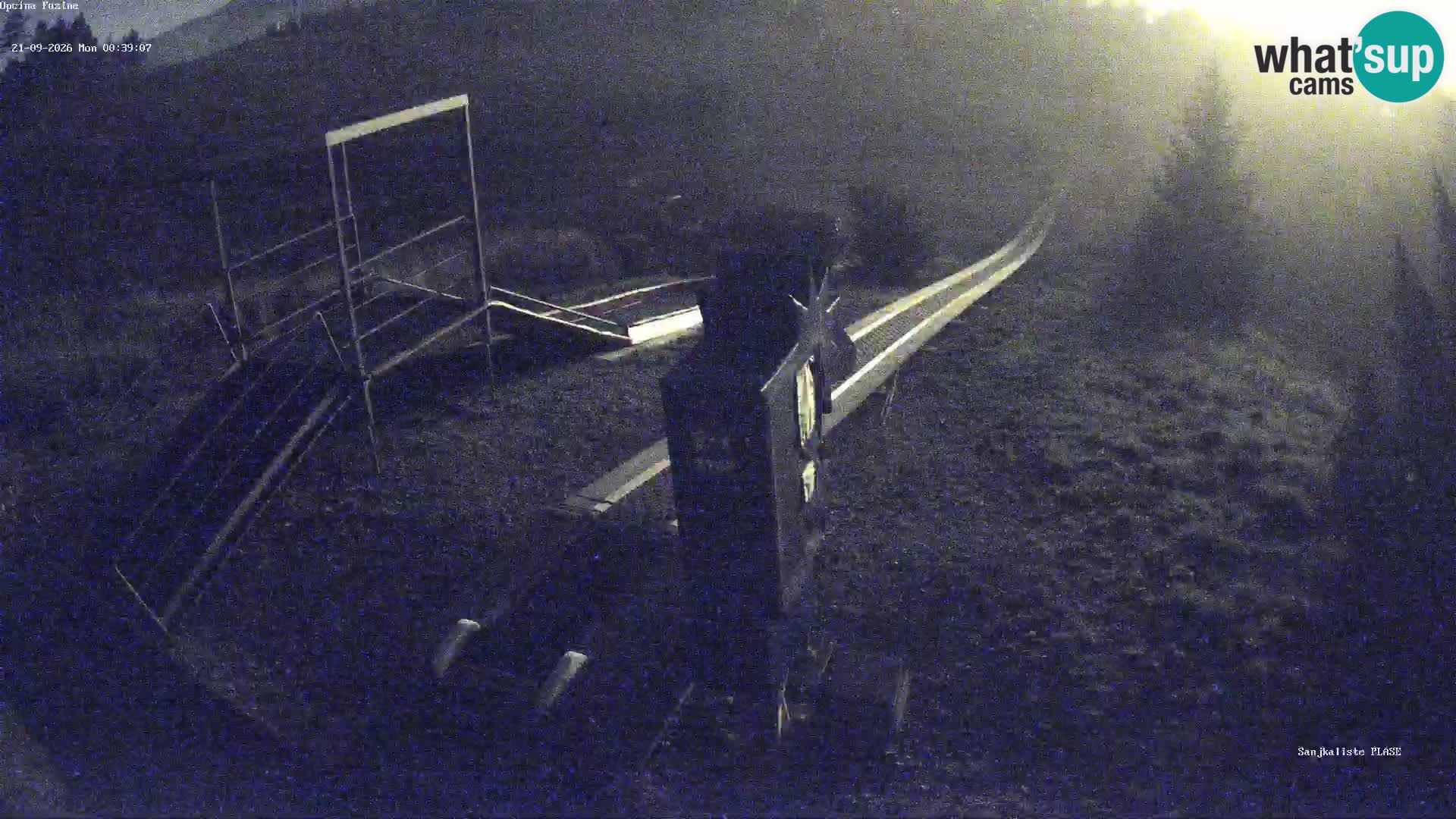 Live webcam Fužine toboggan run – Croatia