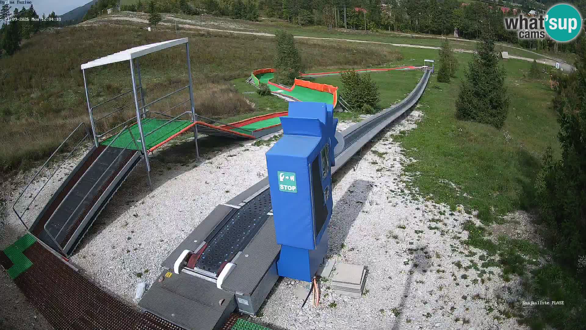 Live webcam Pista da slittino Fužine – Croazia