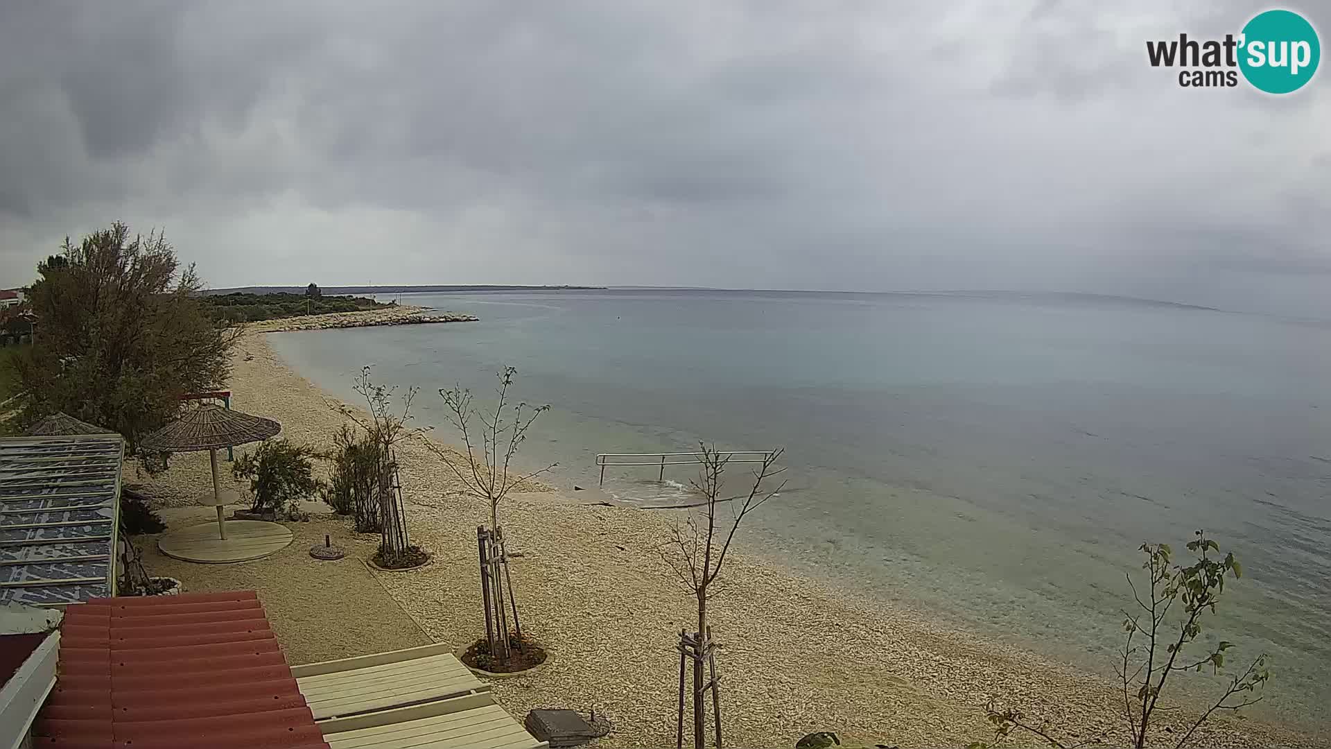 Live Webcam Gajac beach – Pag