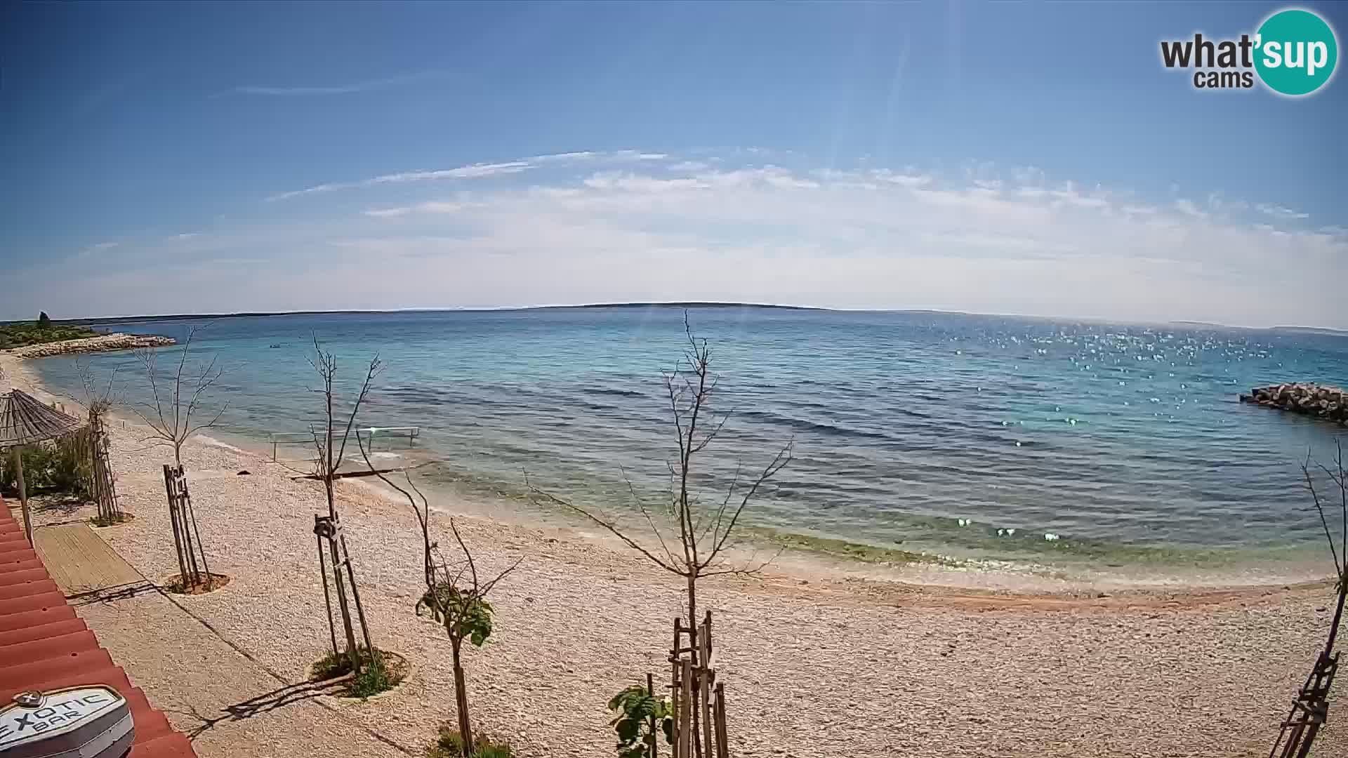 Live Webcam Gajac beach – Pag