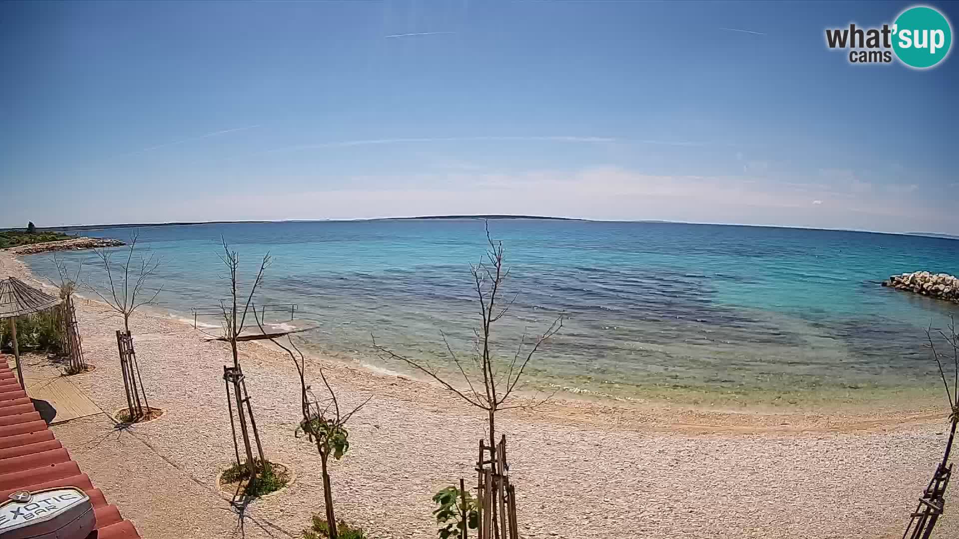 Live Webcam Gajac beach – Pag