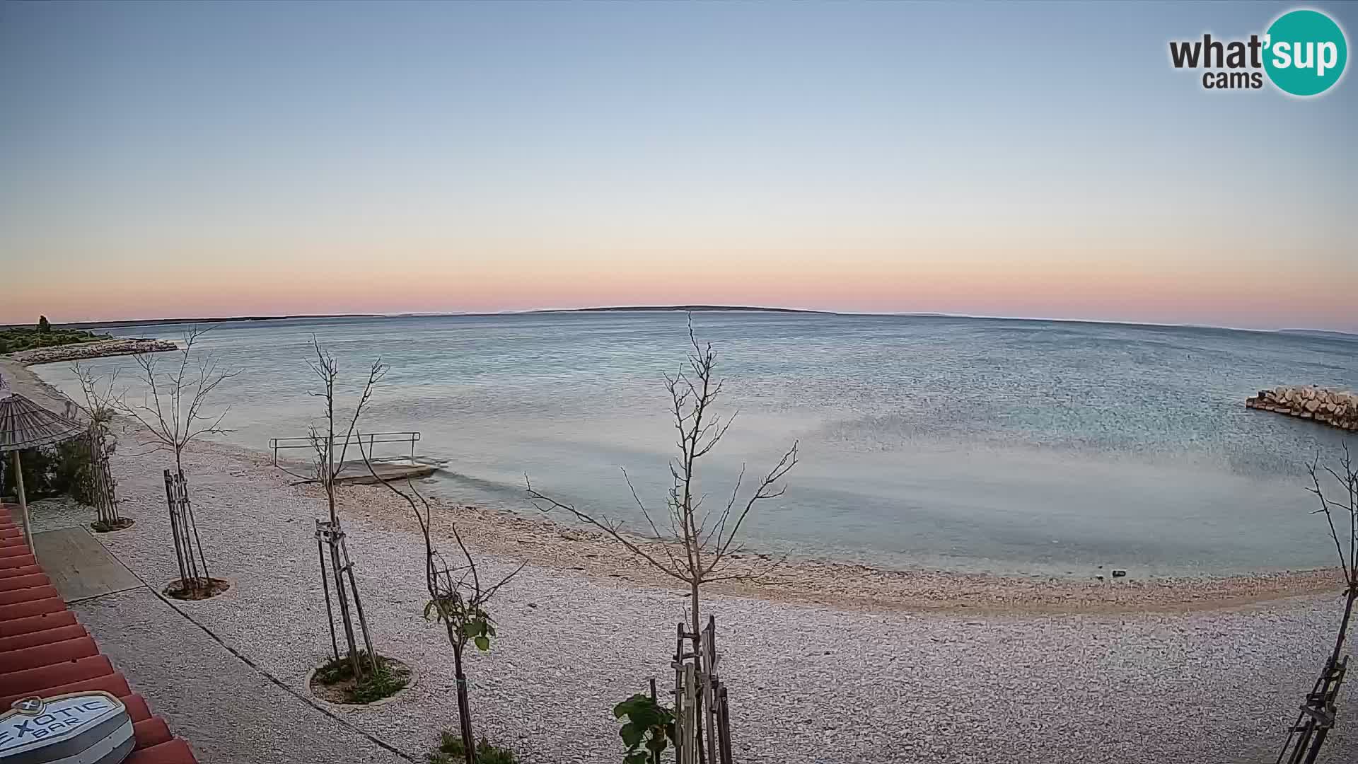Live Webcam Gajac beach – Pag